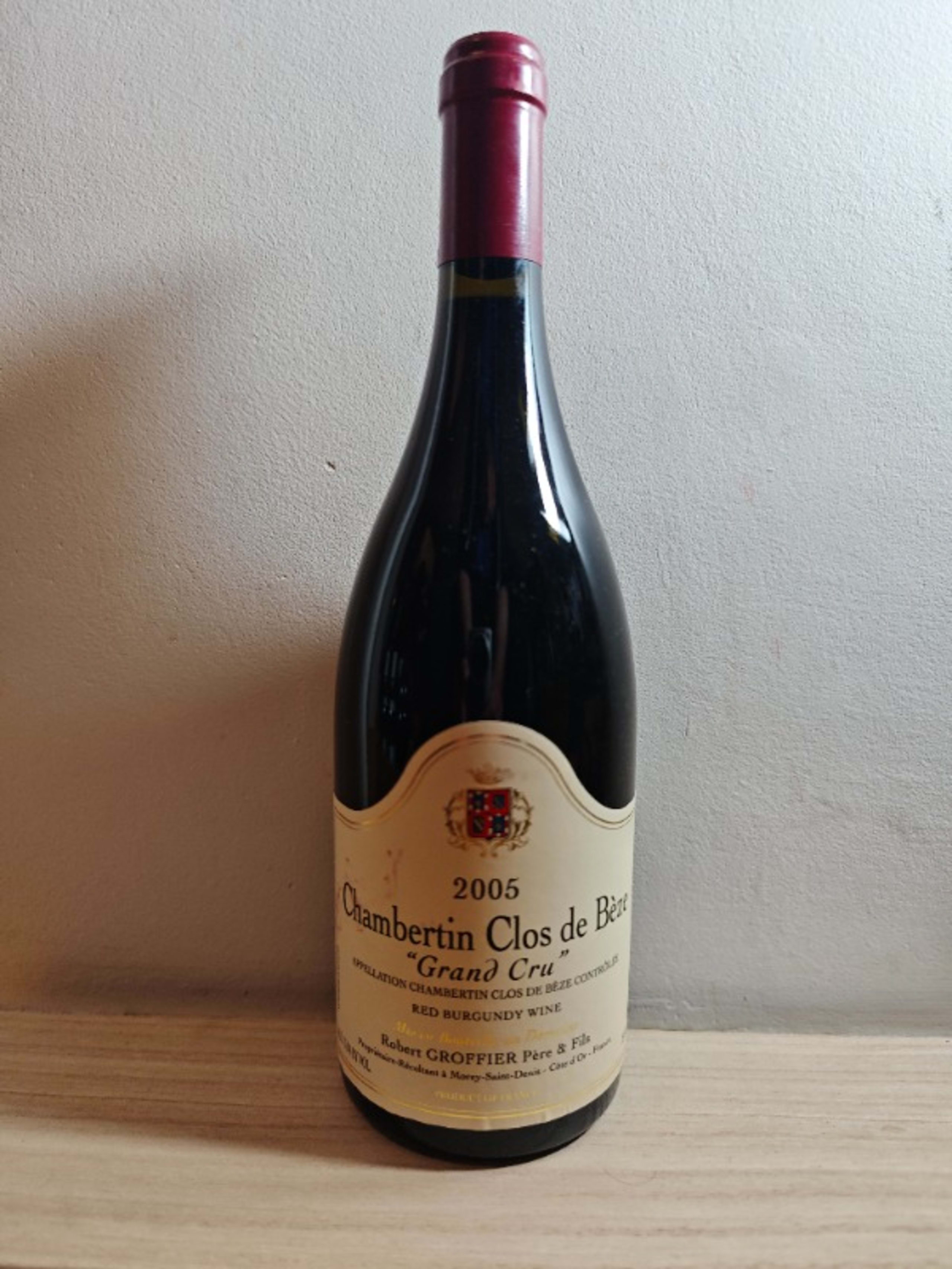 Chambertin-Clos de Bèze, Grand Cru, domaine Robert Groffier, 2005