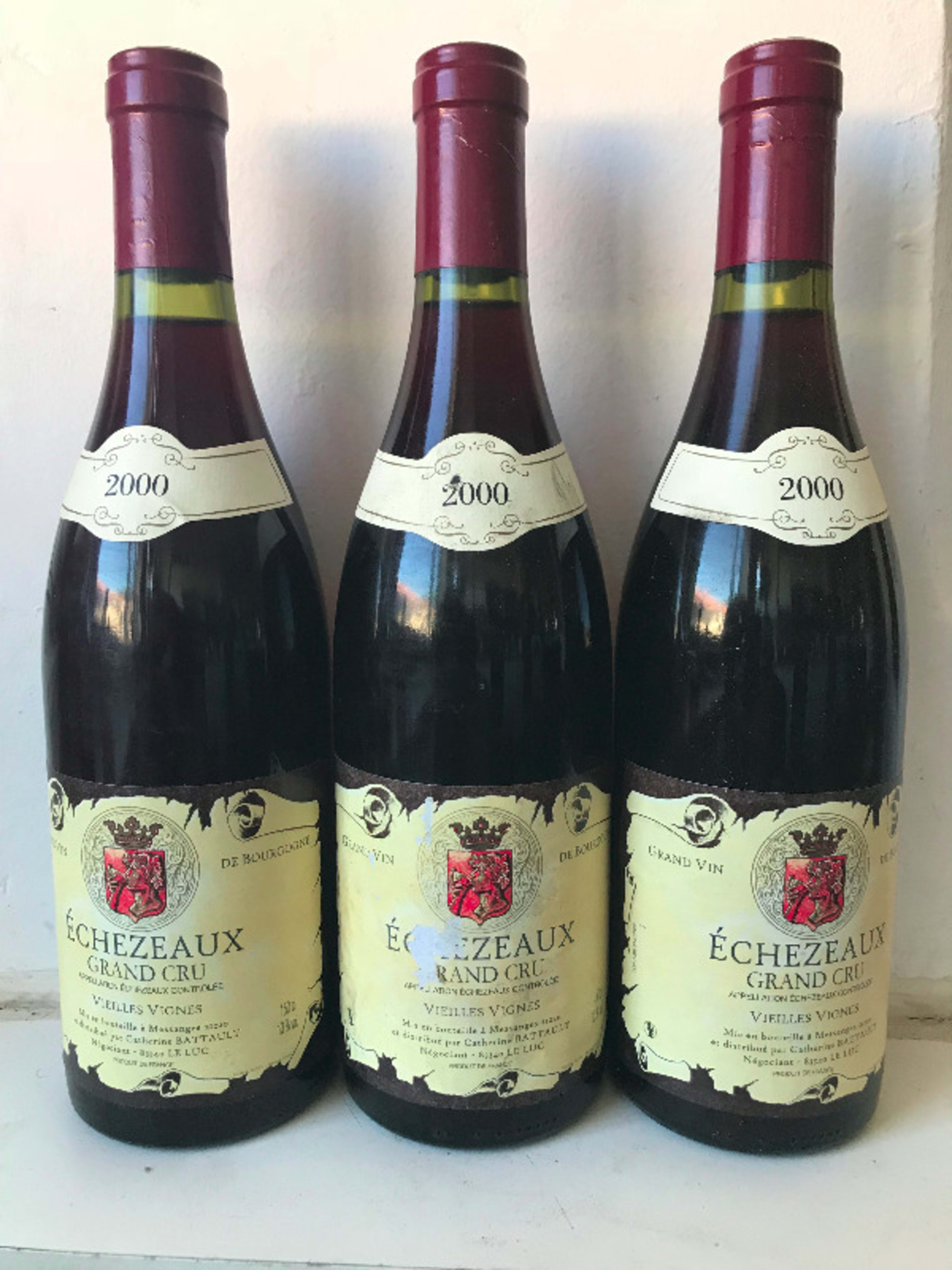 3 x Echézeaux, Vieilles Vignes, Catherine Battault, 2000
