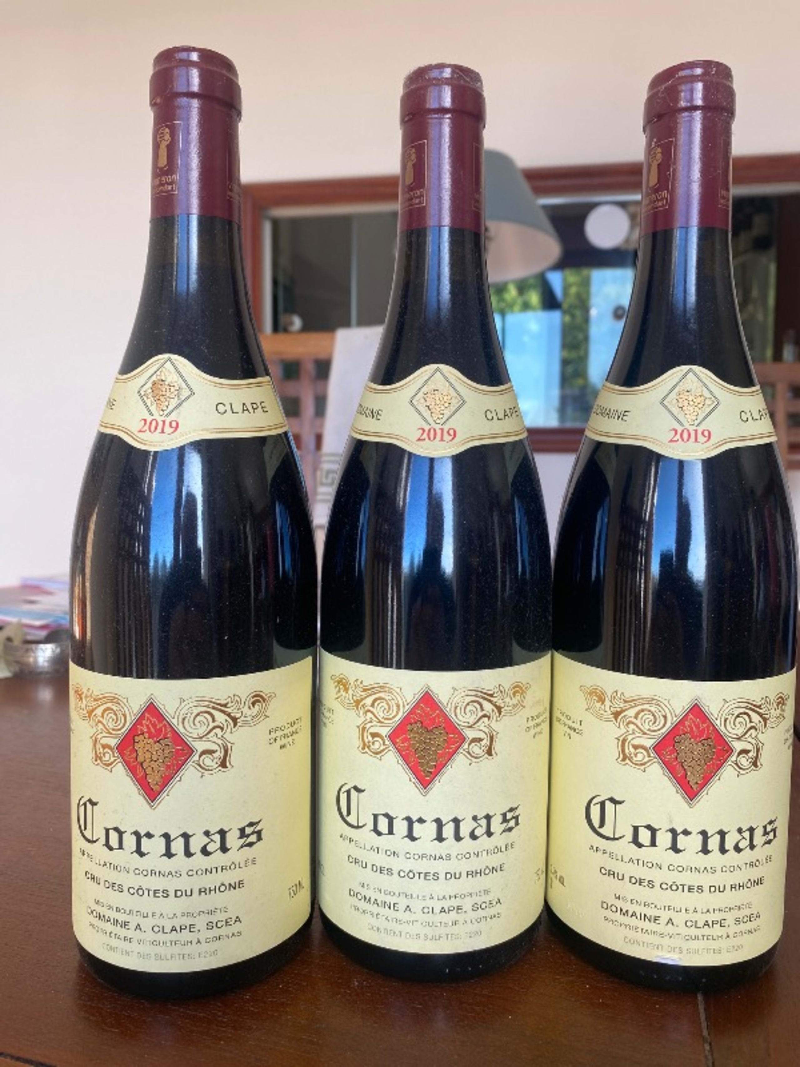 3 x Cornas, Auguste Clape, 2019