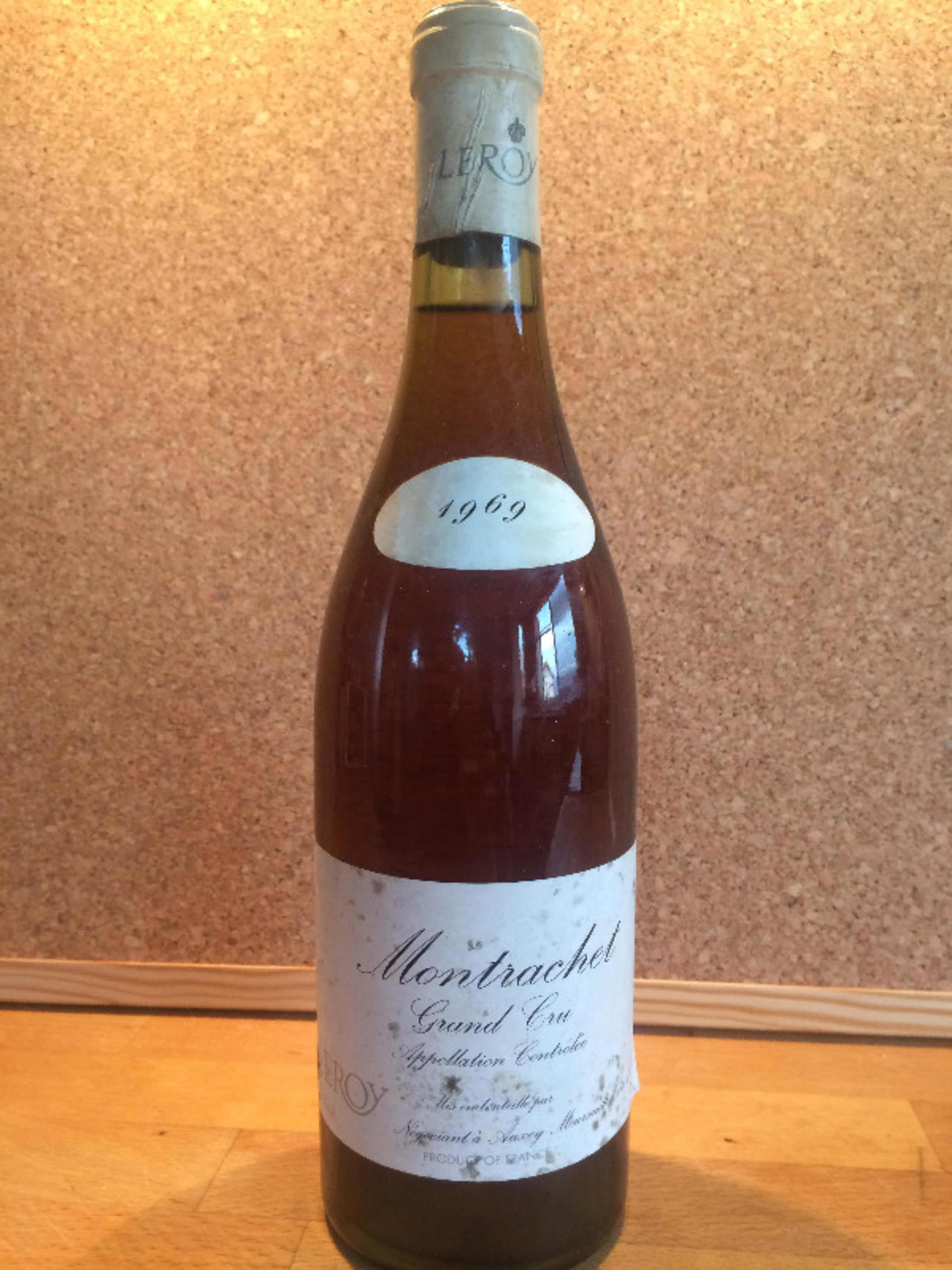 Montrachet Grand Cru, Domaine Leroy, 1969
