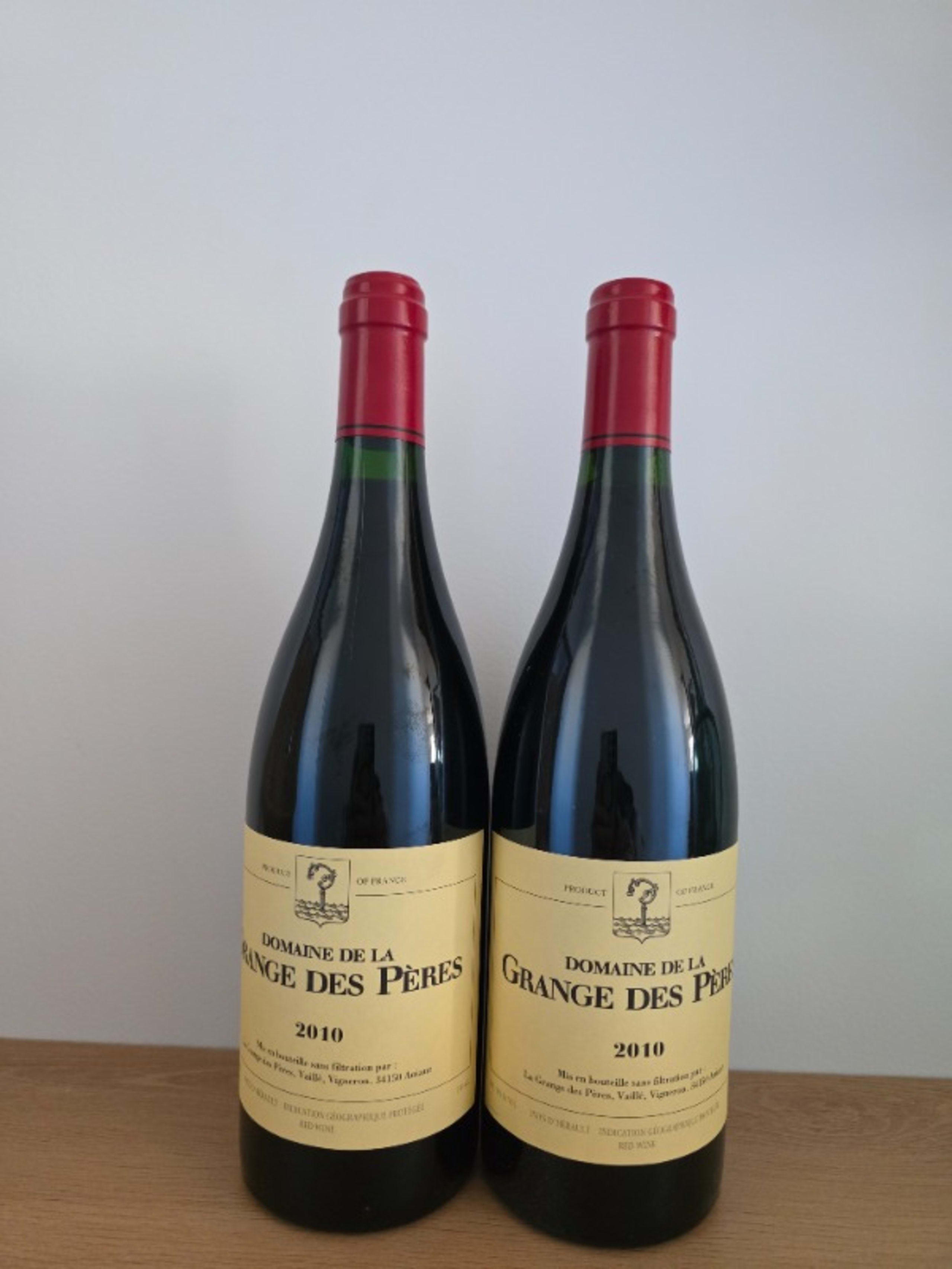 2 x domaine de la Grange des Pères, Vin de Pays de l'Hérault, 2010
