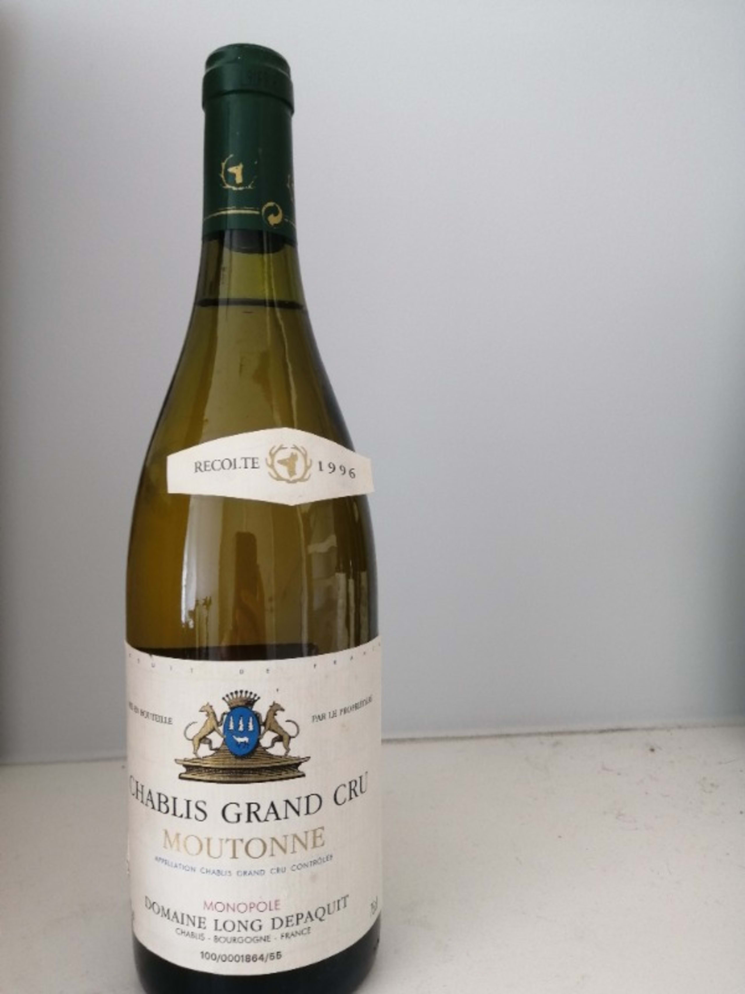 Chablis Grand Cru, Moutonne (Monopole), Domaine Long Depaquit, 1996