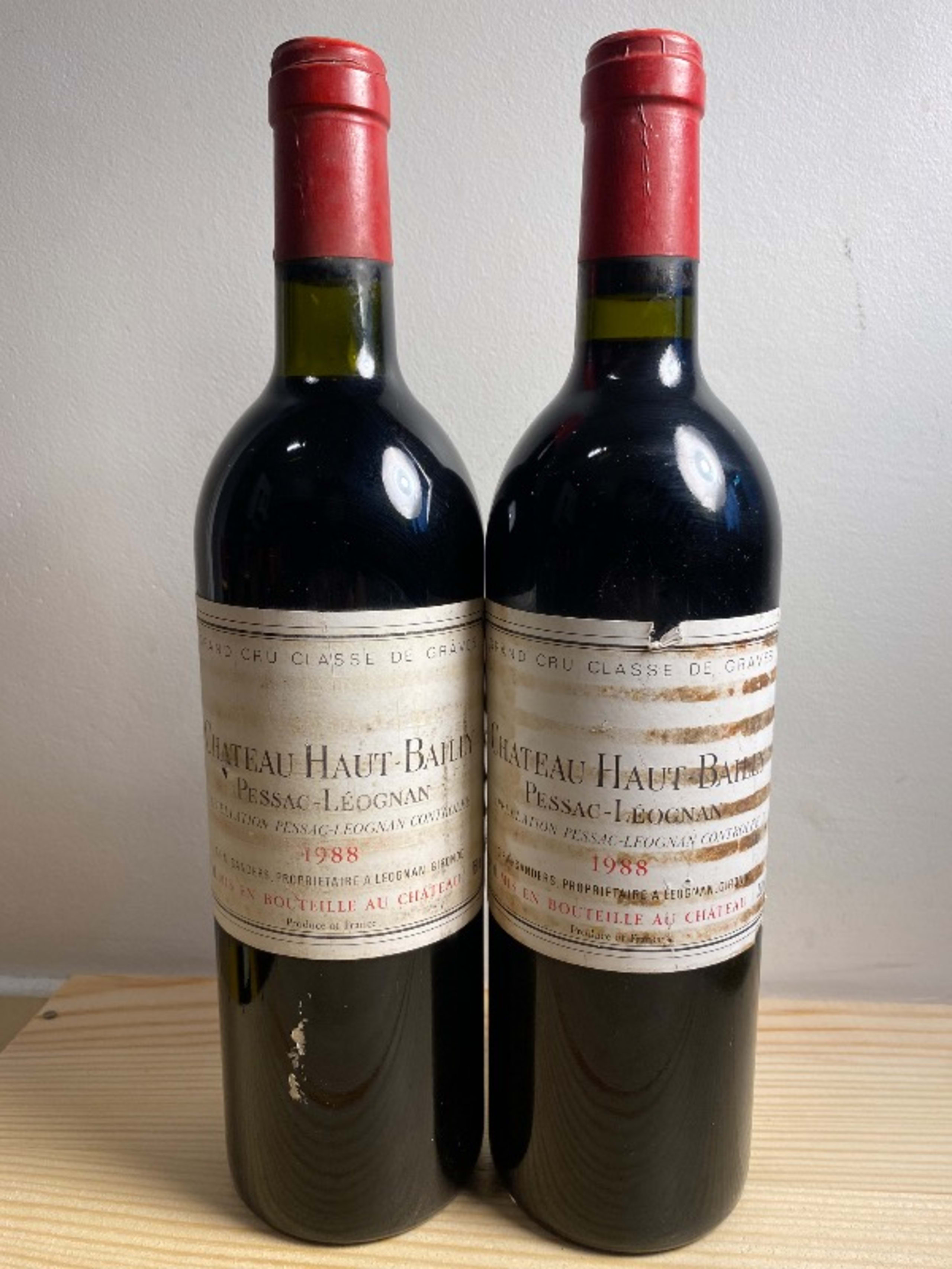 2 x Château Haut-Bailly, Pessac-Léognan, 1988