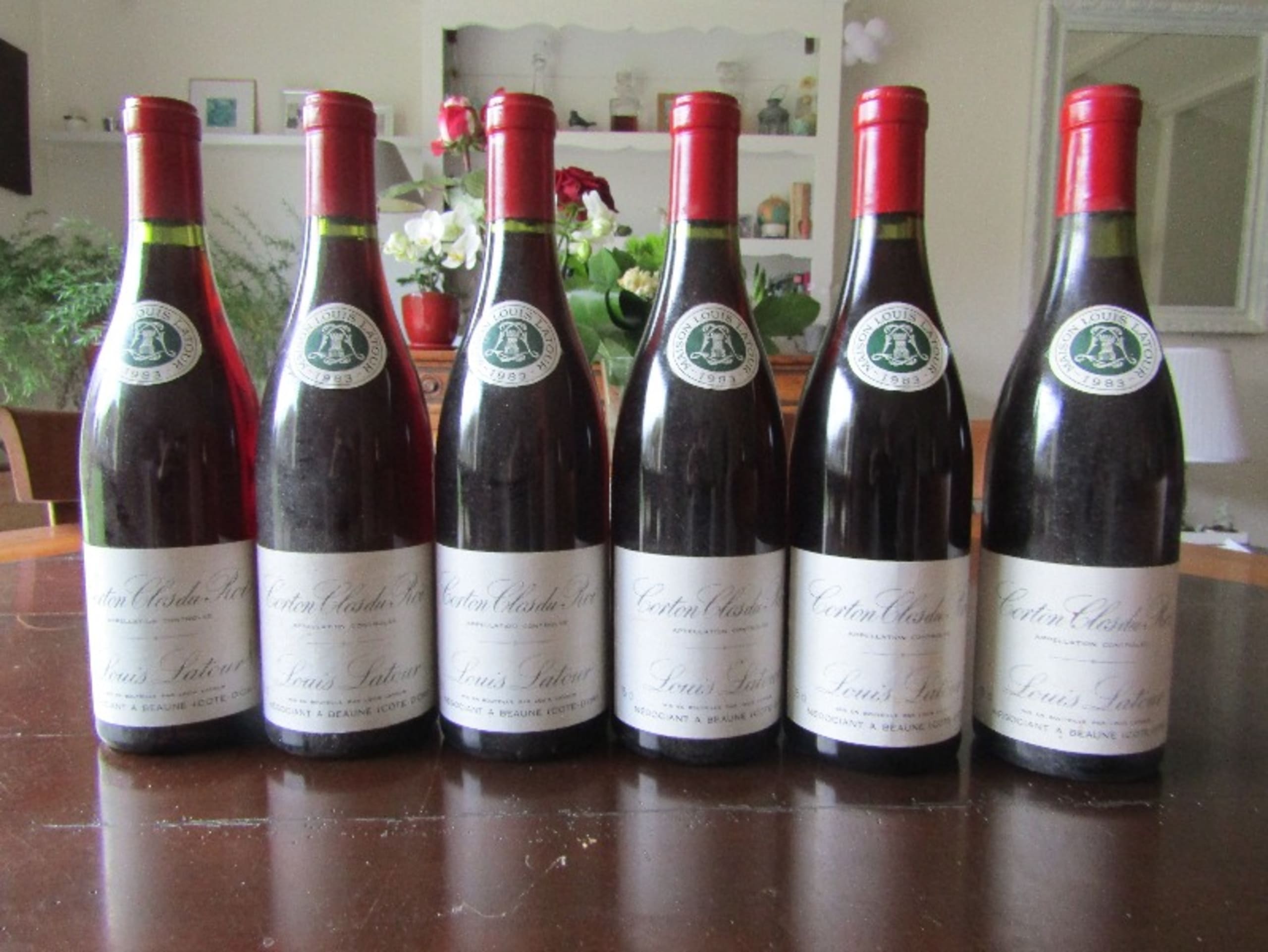 6 x Corton, Clos du Roi, Louis Latour, 1983