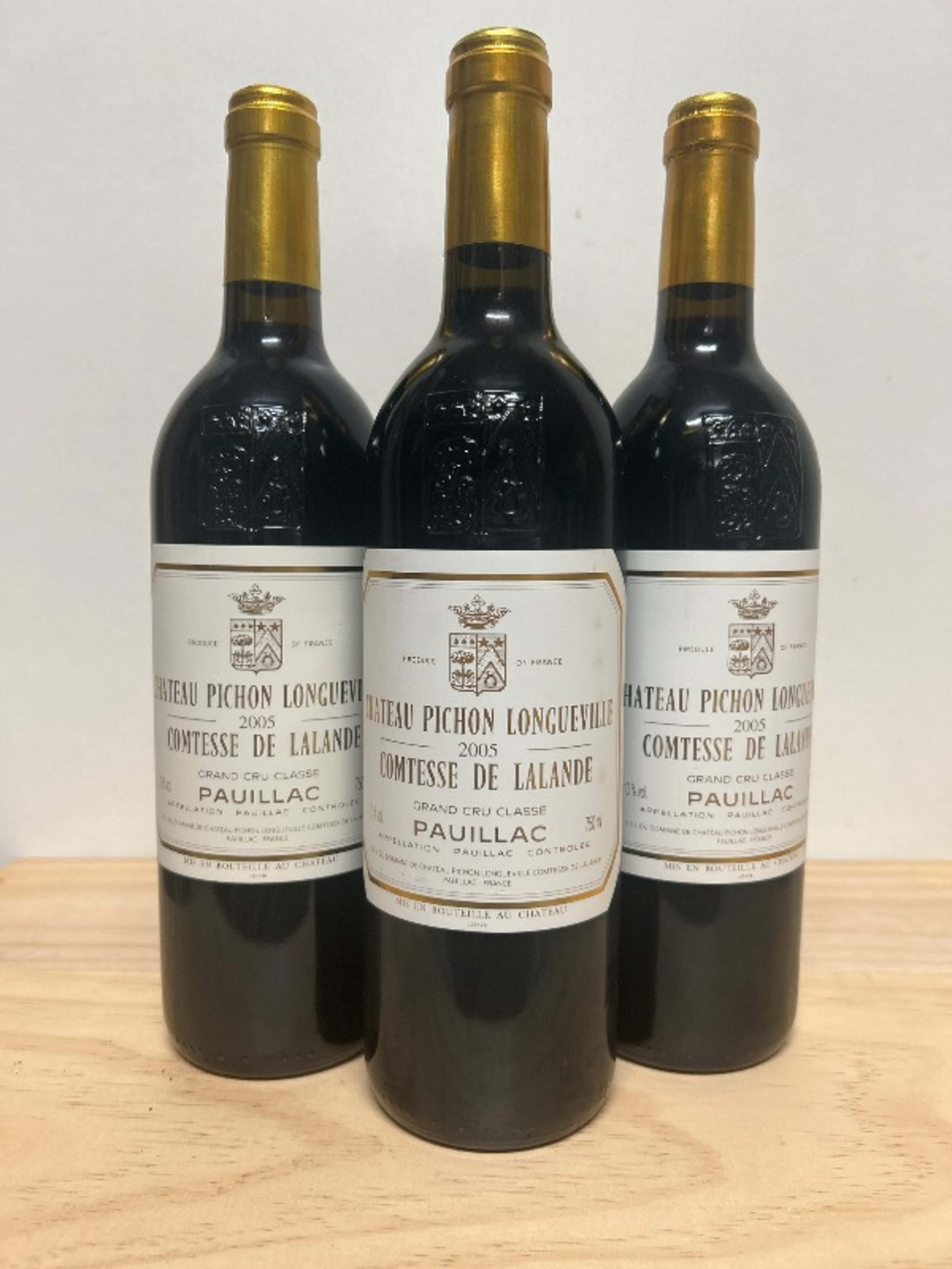 3 x Comtesse de Lalande, Château Pichon Longueville, Pauillac, 2005