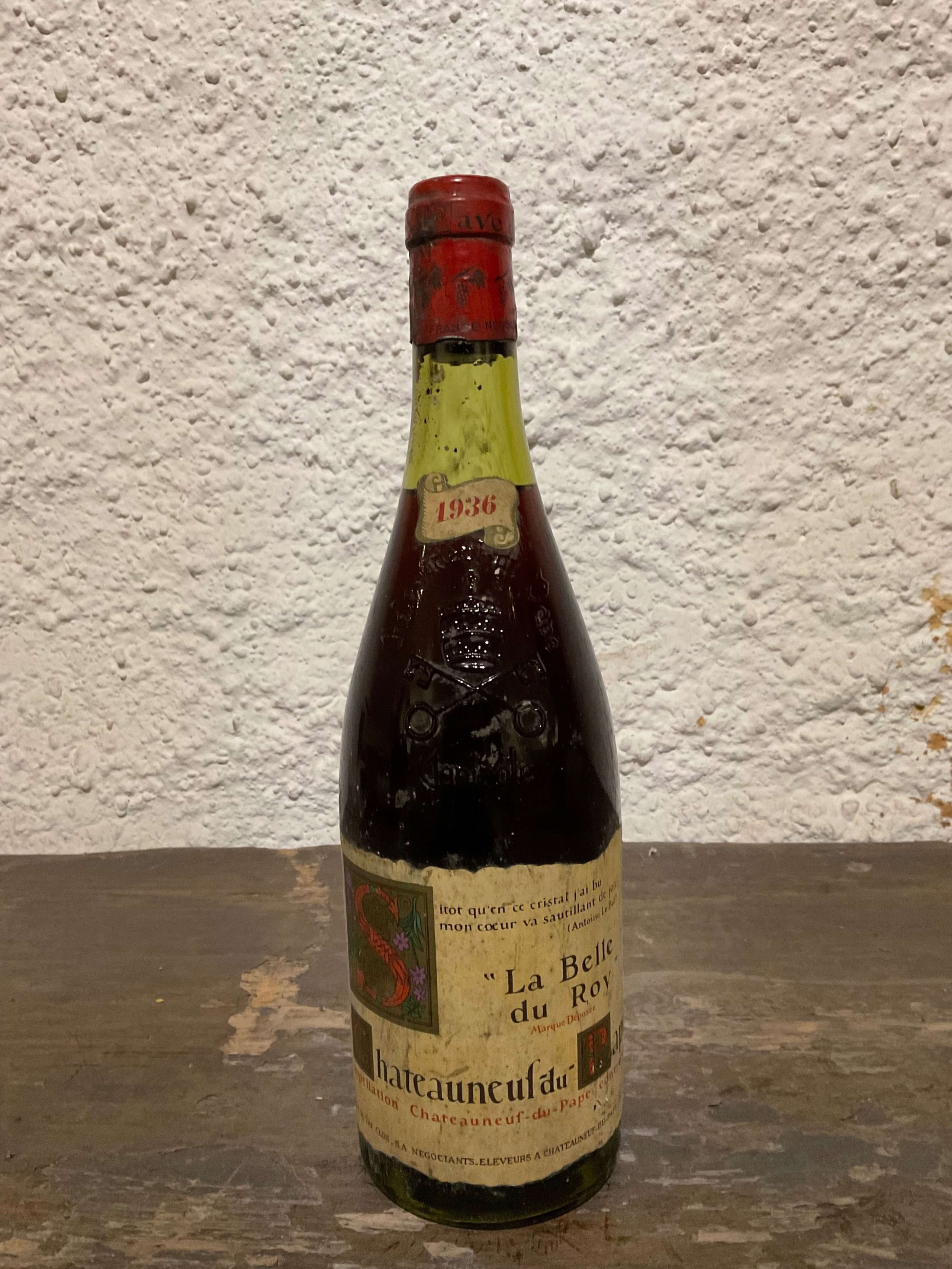 Cave du Val Clos, Châteauneuf-du-Pape, La Belle du Roy, 1936
