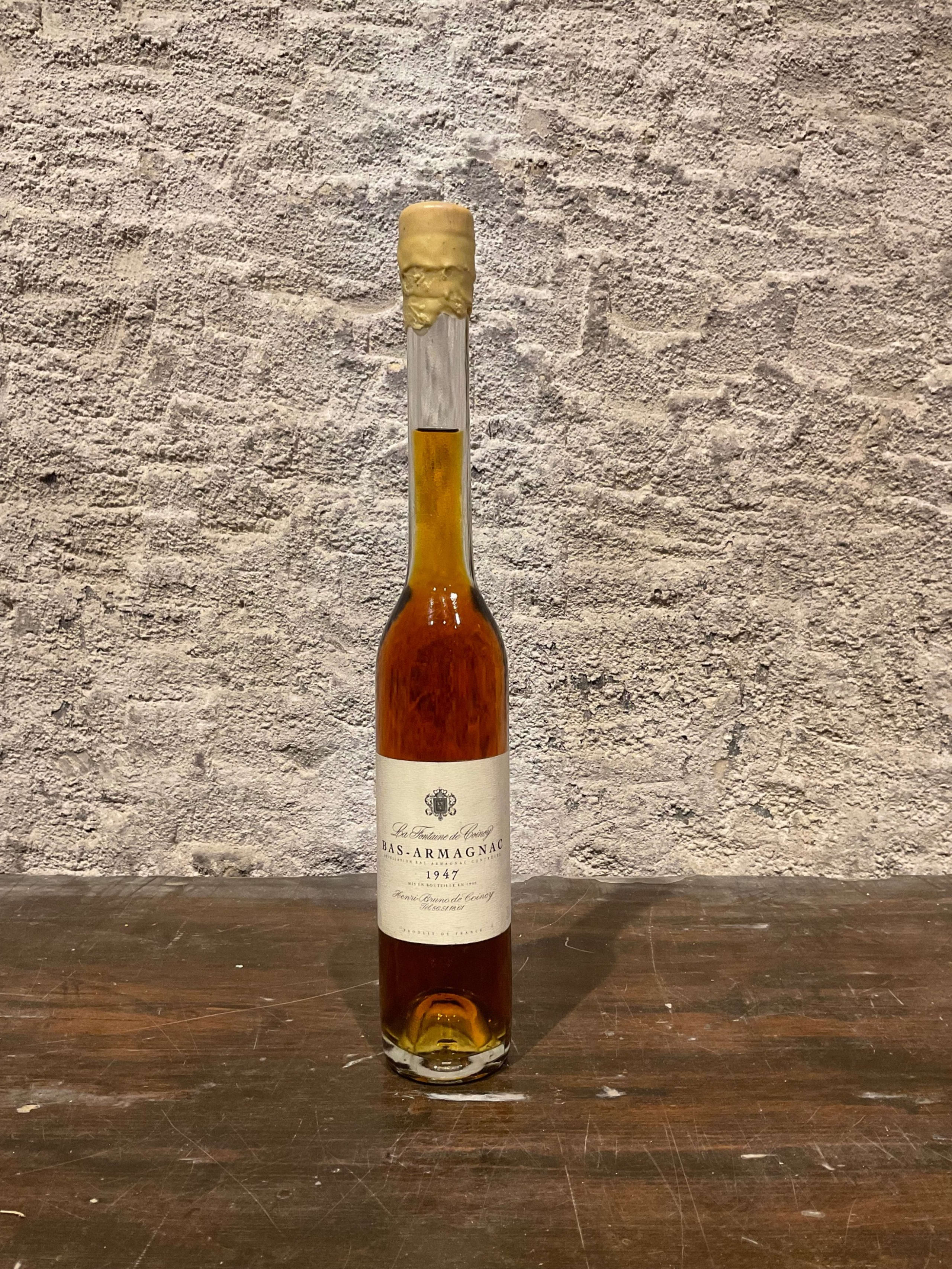 Fontaine Coincy, Vintage, Bas Armagnac, 1947 (37.5cl)