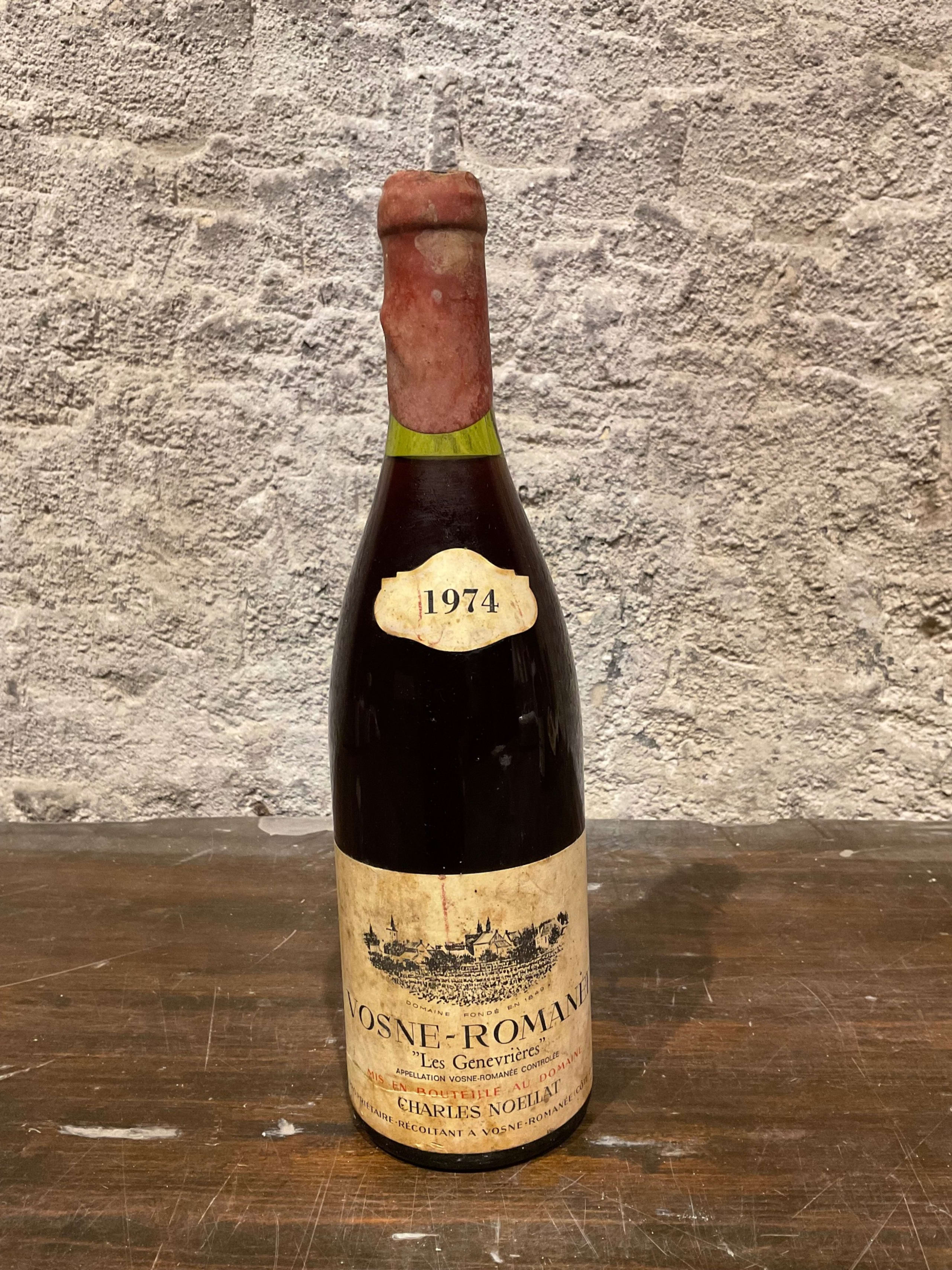 Vosne-Romanée, Les Genevrières, Charles Noëllat, 1974