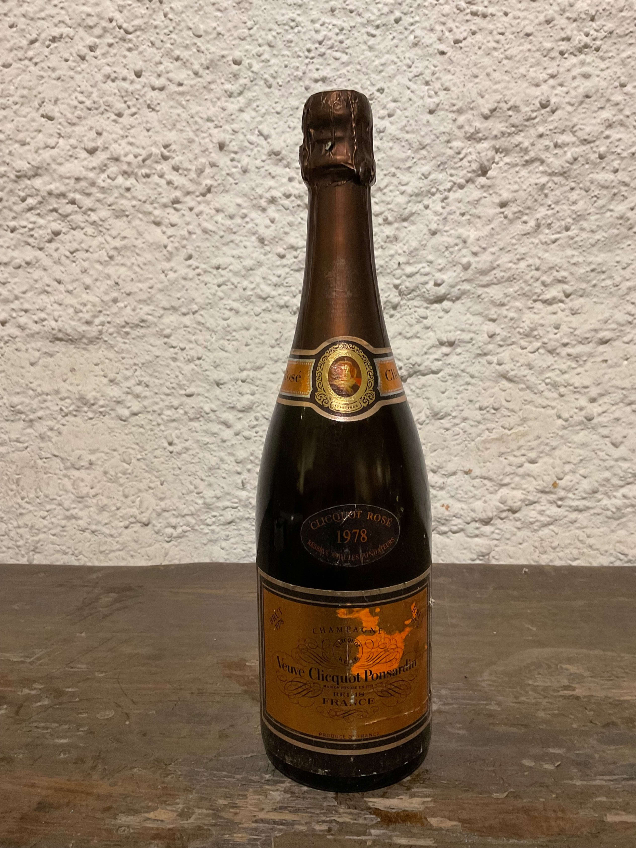 Veuve Clicquot Ponsardin, Rosé Brut, Champagne, 1978