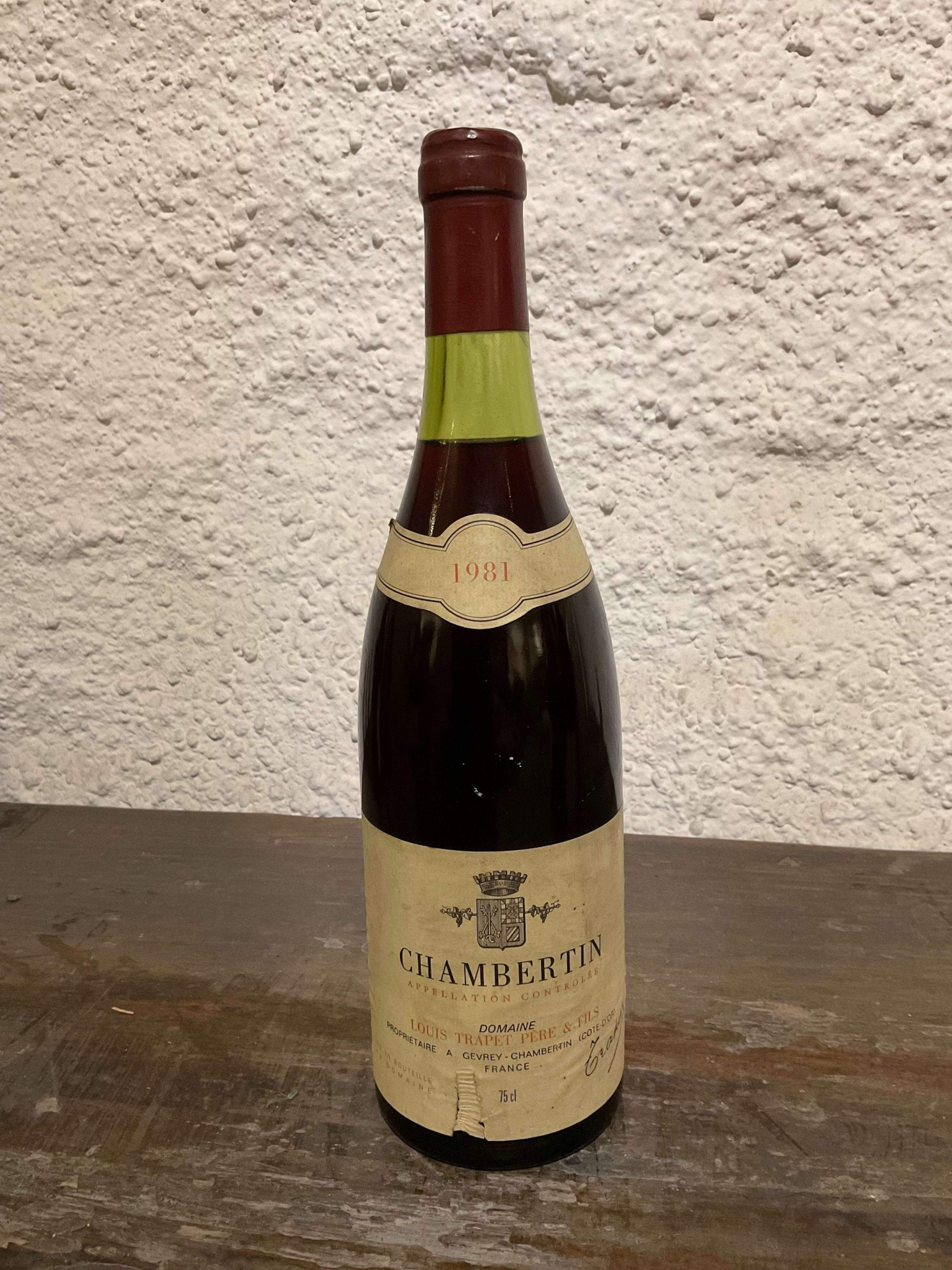 Domaine Trapet Père & Fils, Chambertin Grand Cru, 1981