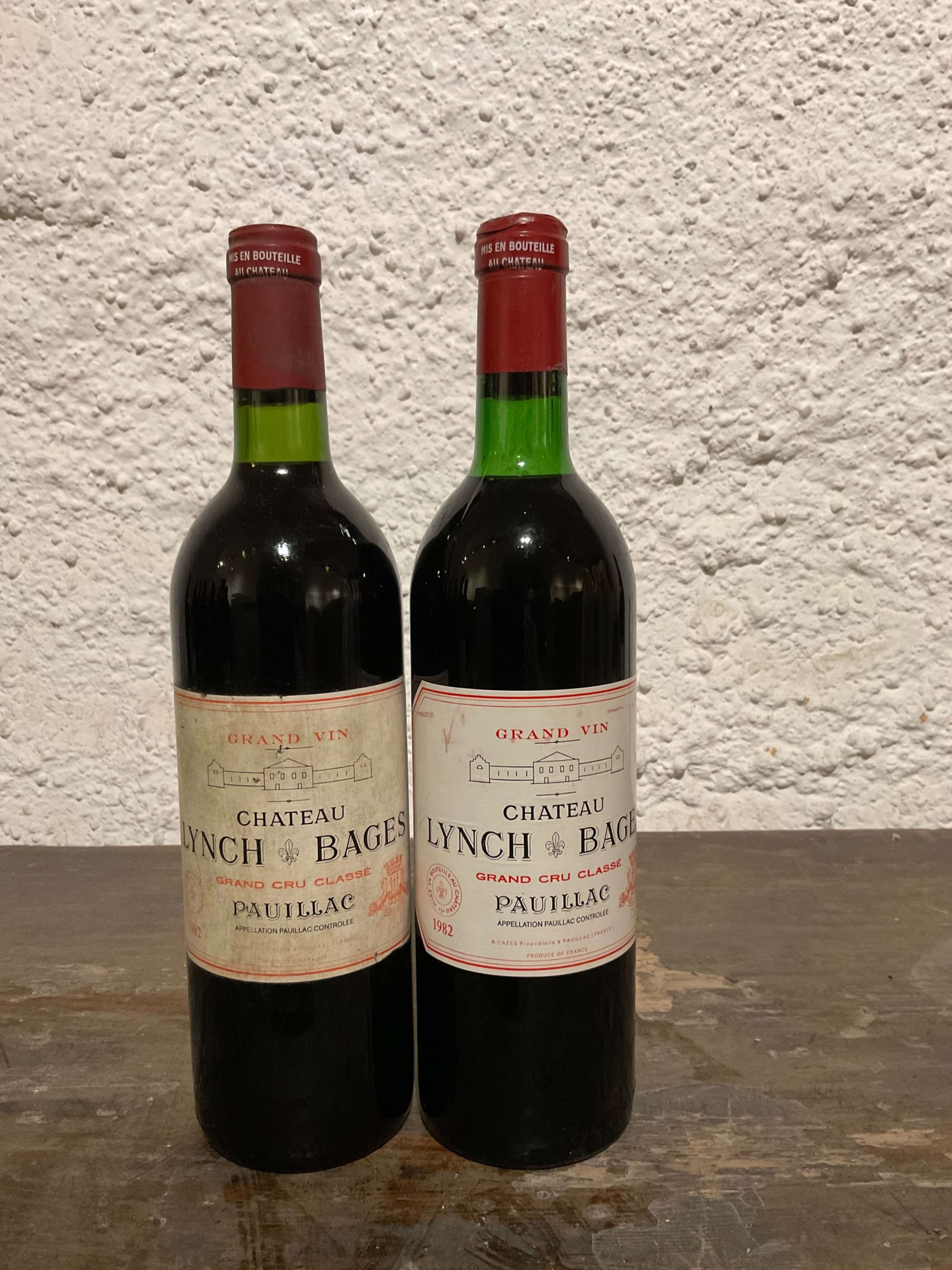 2 x Château Lynch-Bages, Pauillac, 1982