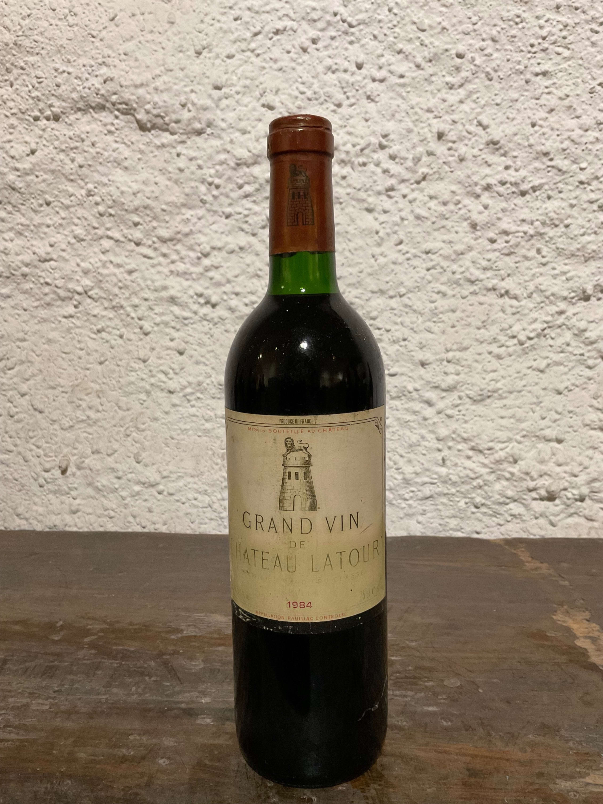 Grand Vin de château Latour, Pauillac, 1984