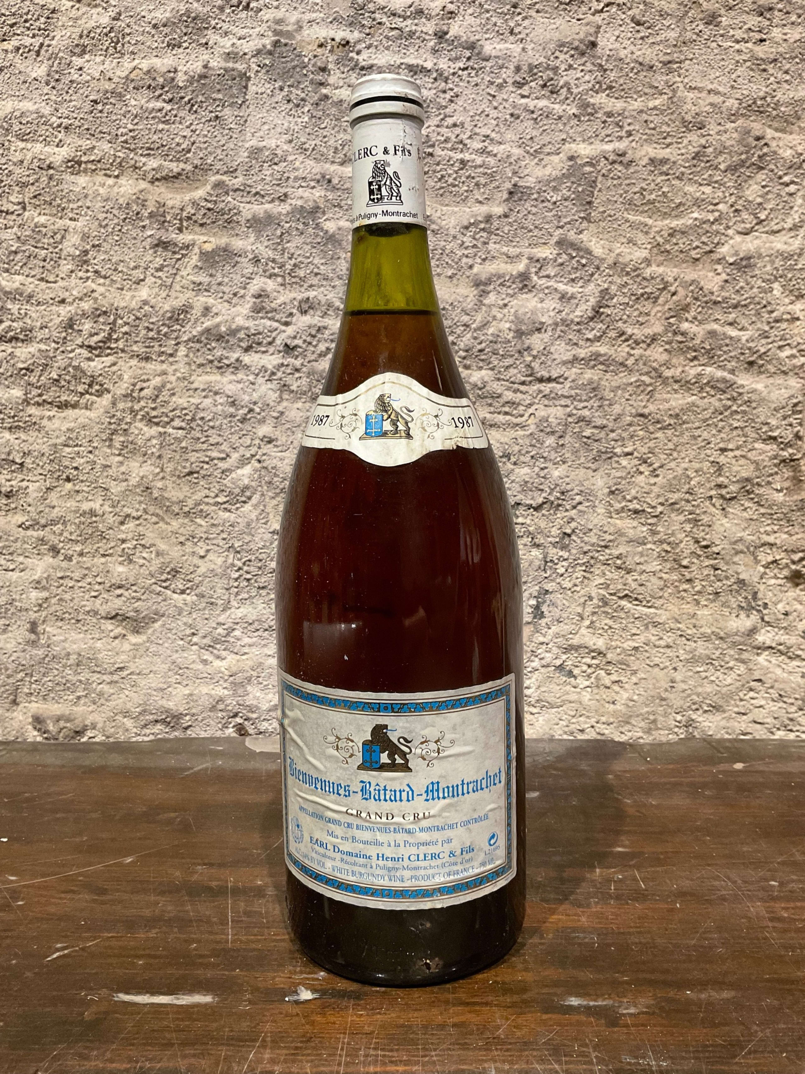 Henri Clerc, Bienvenues-Bâtard-Montrachet Grand Cru, 1987 (Magnum)