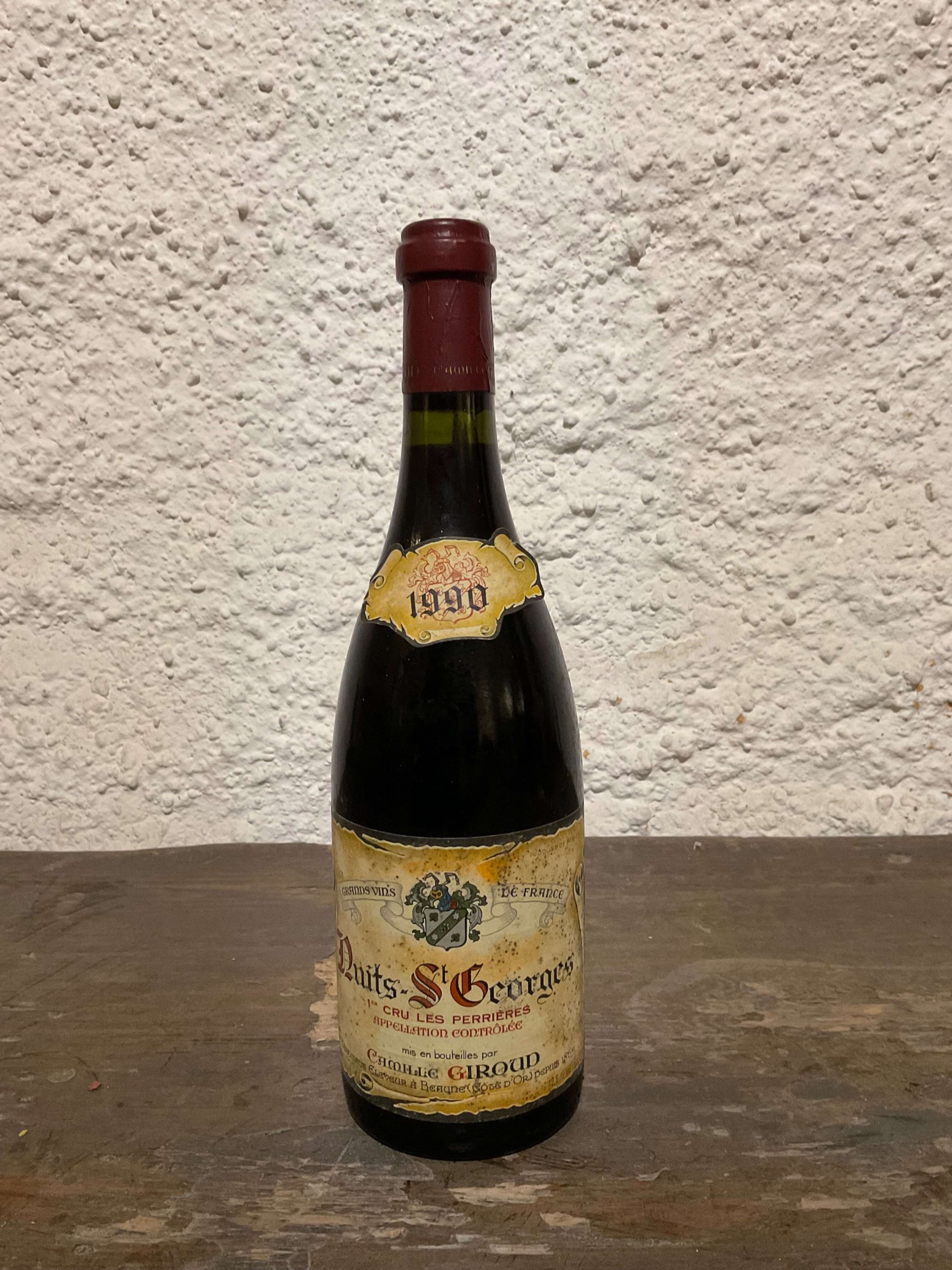 Camille Giroud, Nuits-Saint-Georges Premier Cru, Les Perrières, 1990