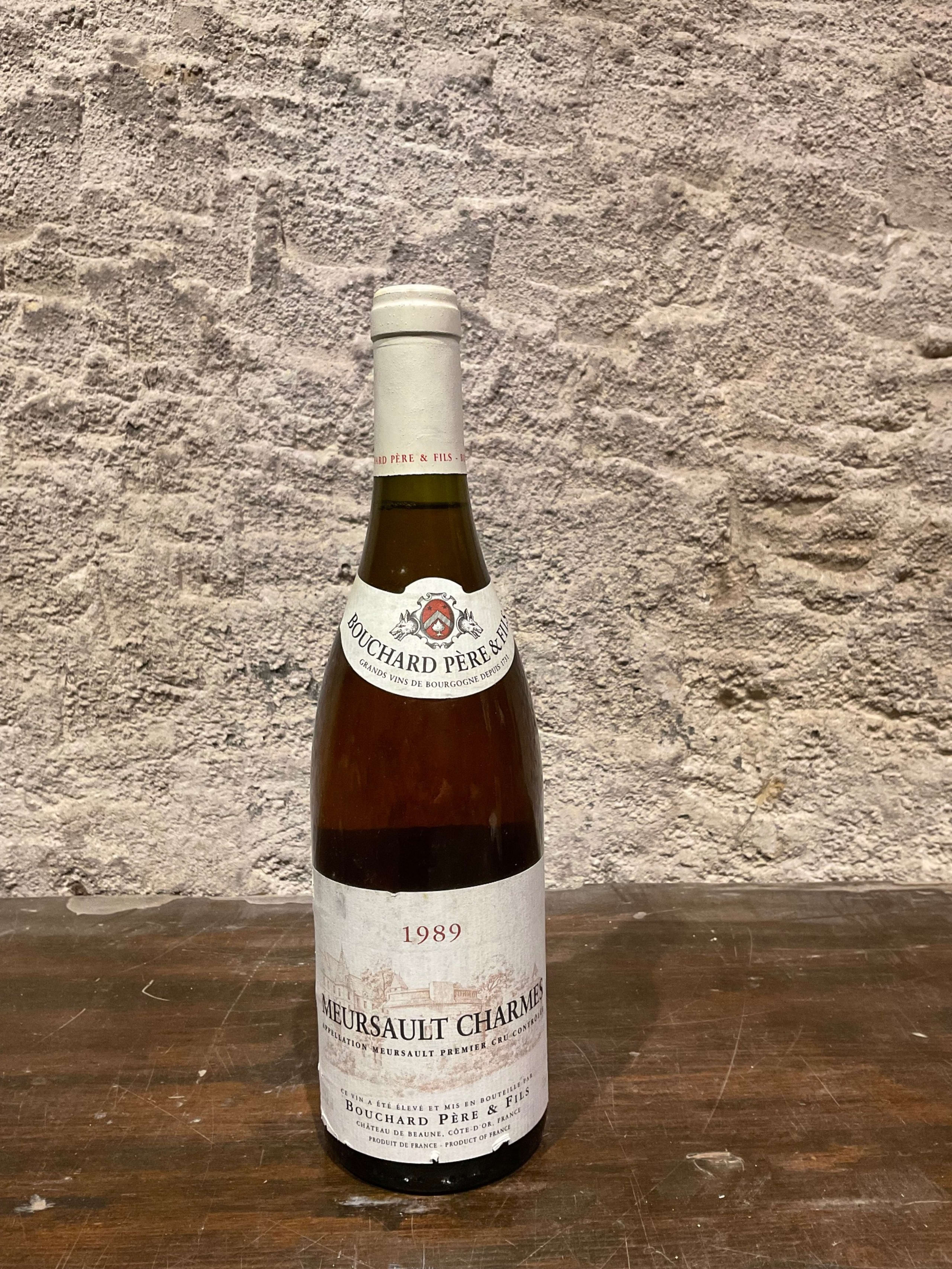 Domaine Bouchard Père et Fils, Meursault Premier Cru, Charmes, 1989