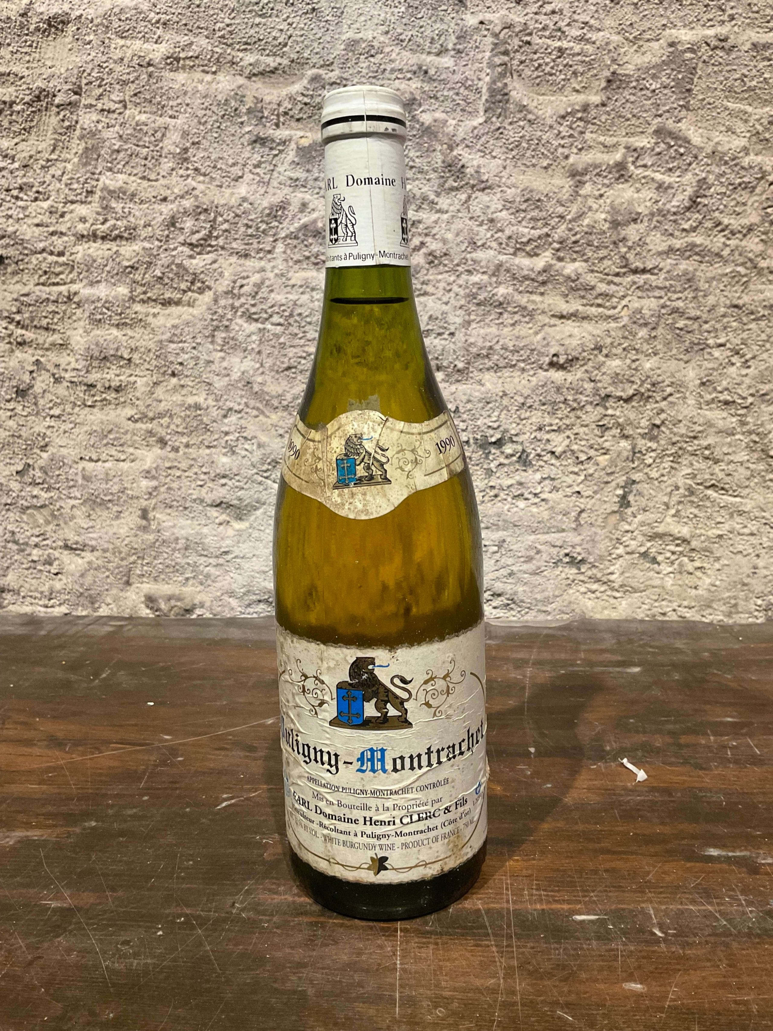Henri Clerc, Puligny-Montrachet, 1990