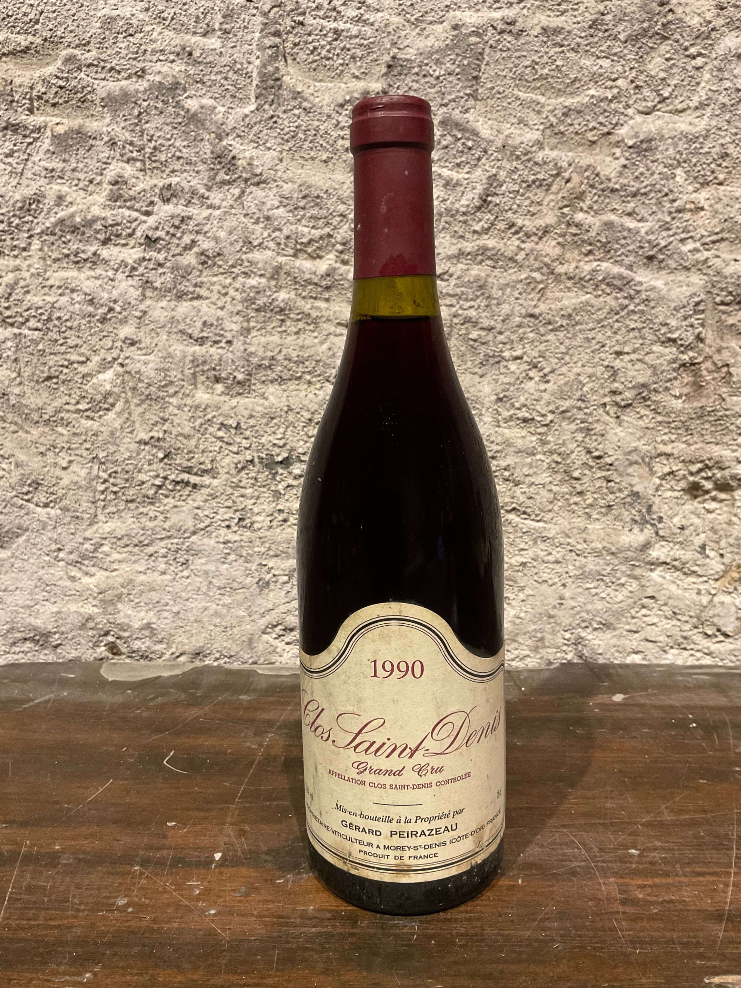 Domaine Gérard Peirazeau, Clos Saint-Denis Grand Cru, 1990