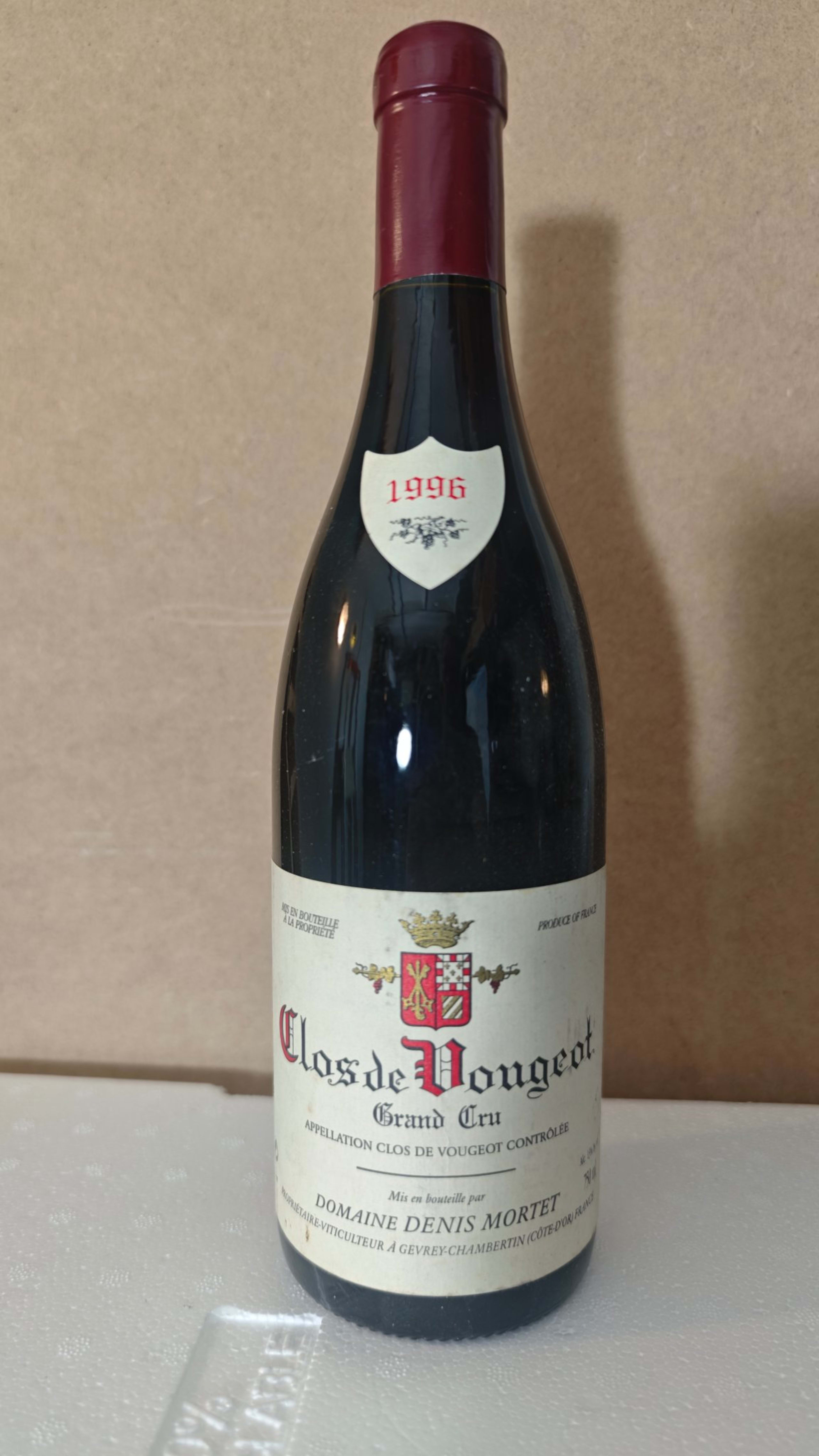 Domaine Denis Mortet, Clos de Vougeot Grand Cru, 1996