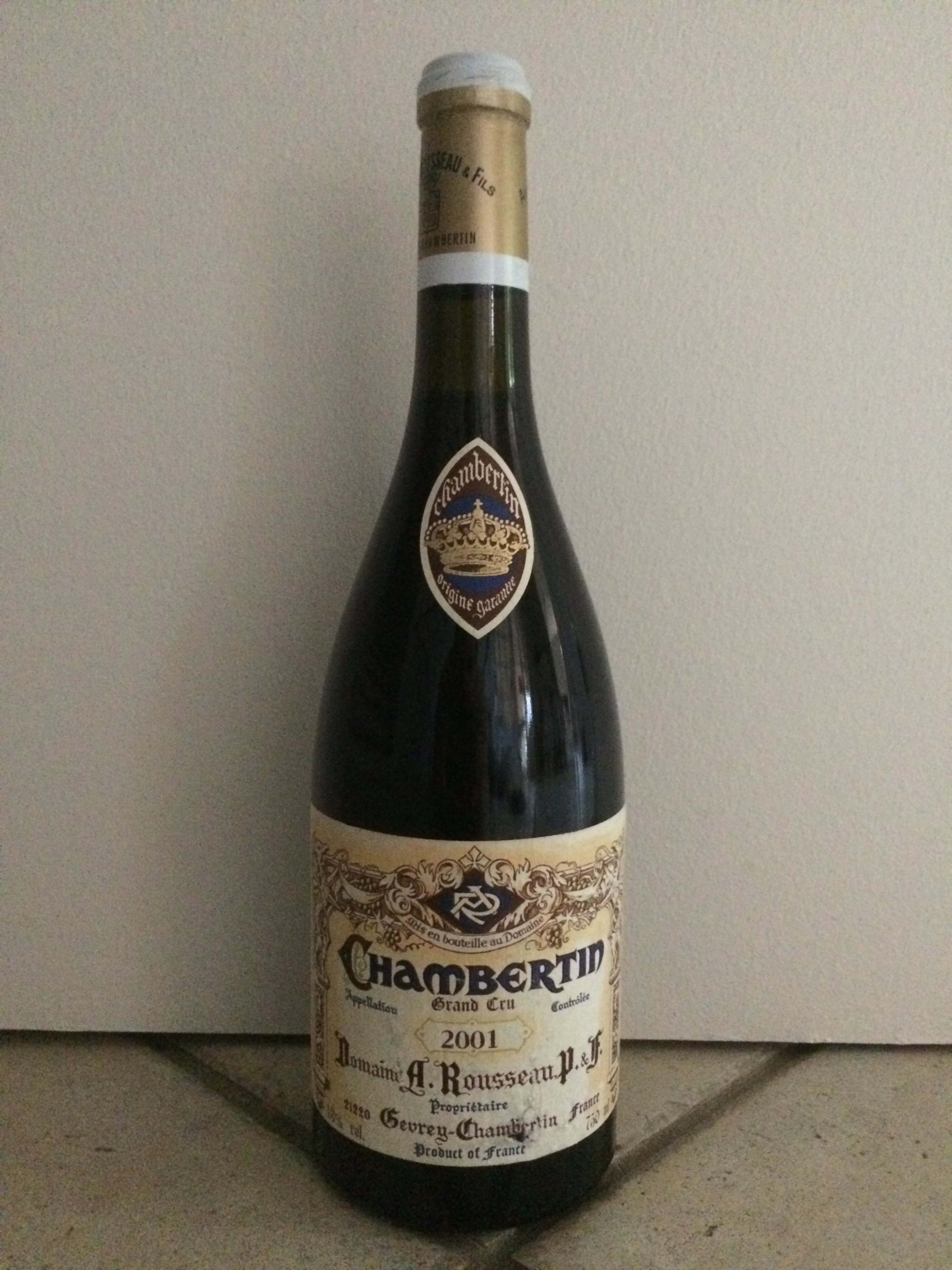 Domaine Armand Rousseau, Chambertin Grand Cru, 2001