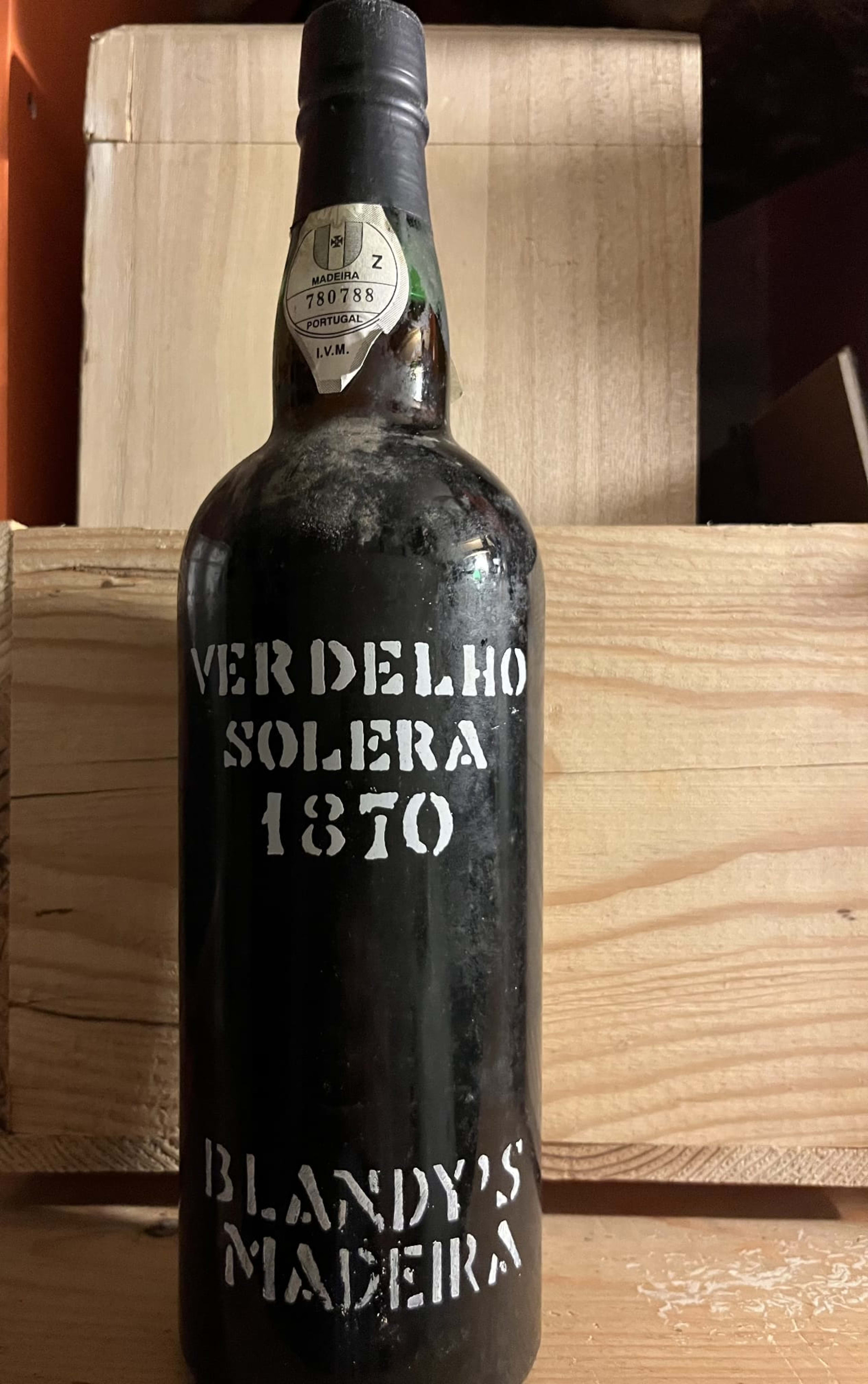 Blandy's, Verdelho Solera Madeira, 1870
