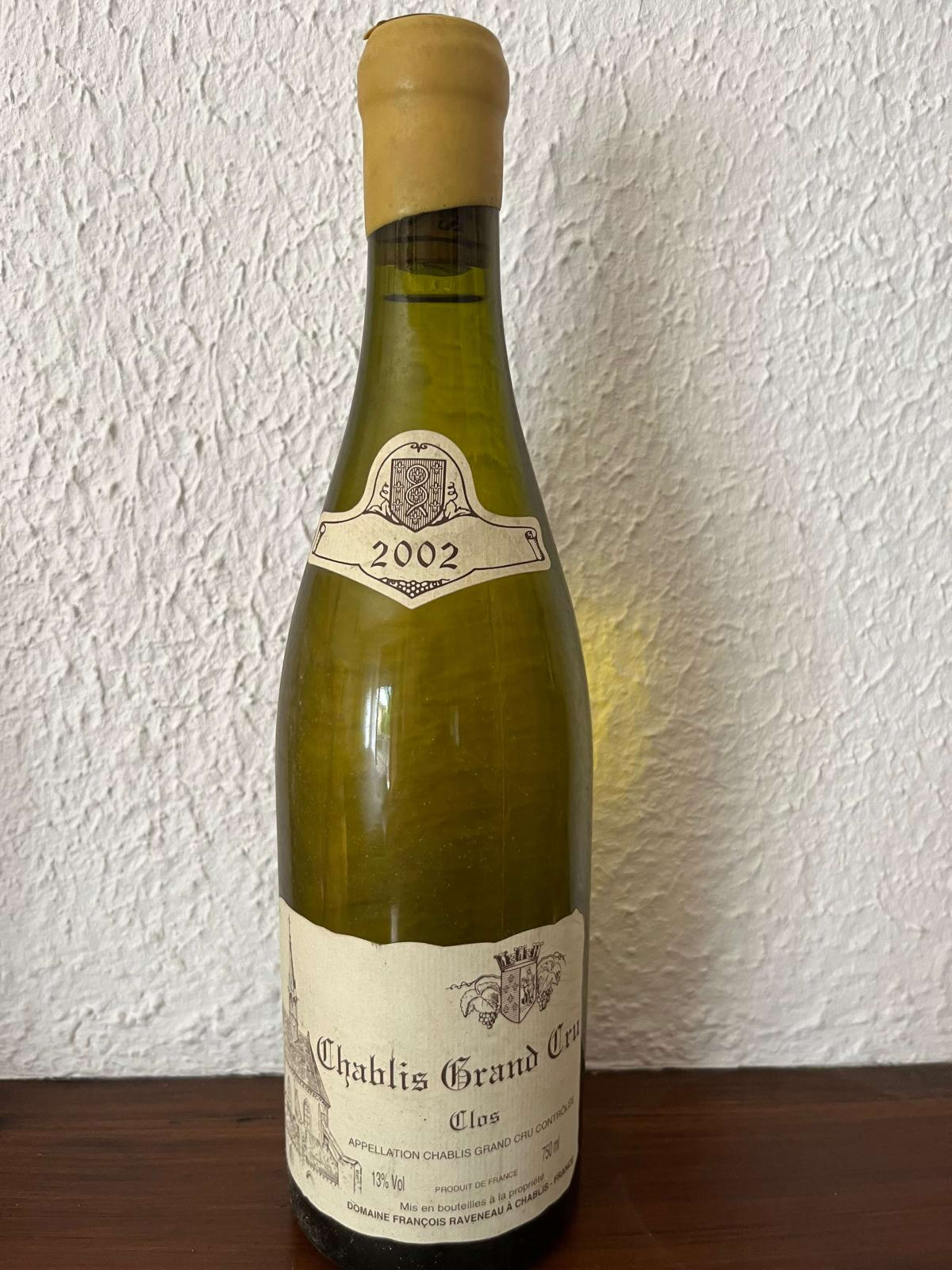 Domaine François Raveneau, Chablis Grand Cru, Les Clos, 2002