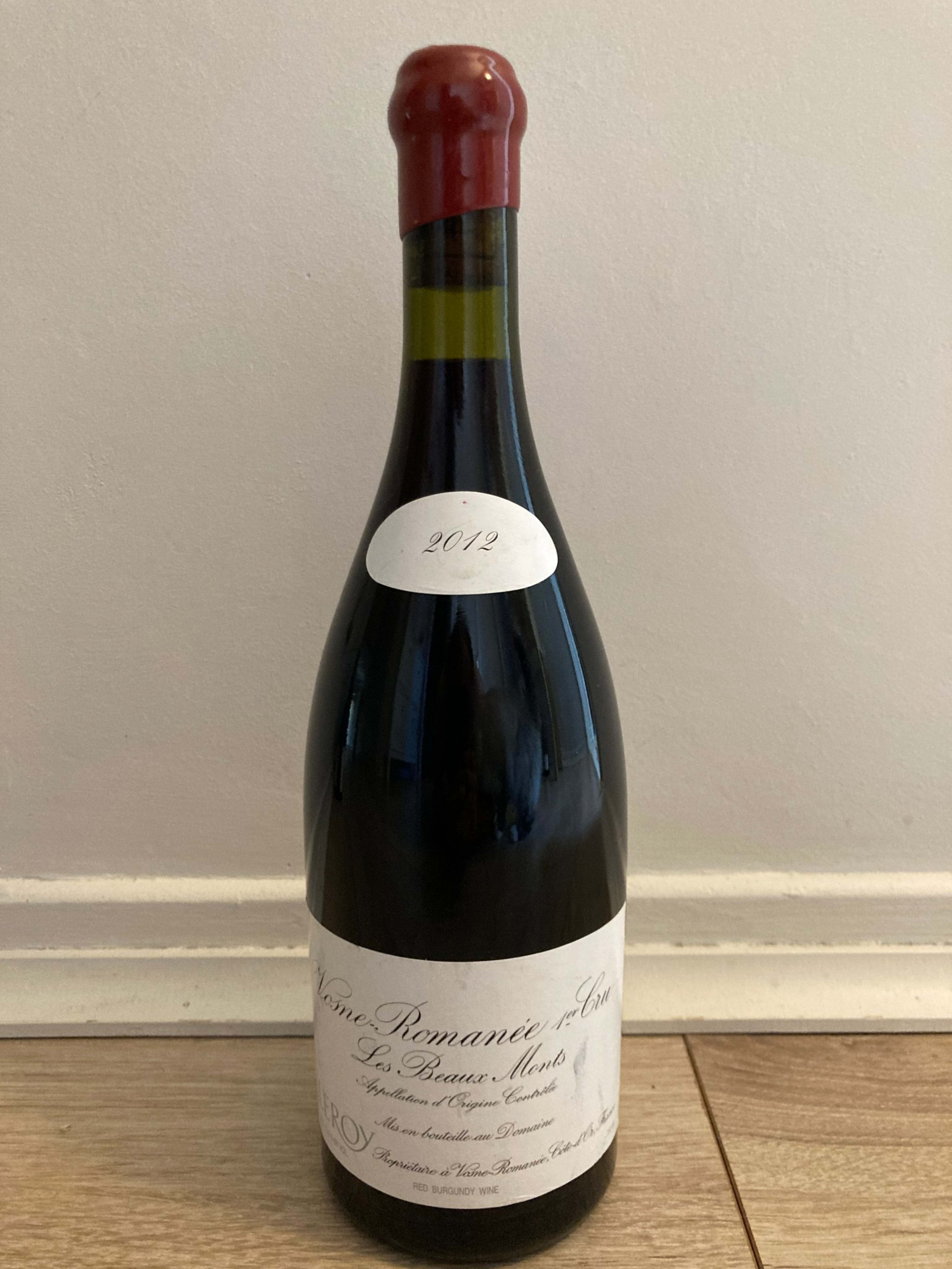 Domaine Leroy, Vosne-Romanée Premier Cru, Les Beaux Monts, 2012
