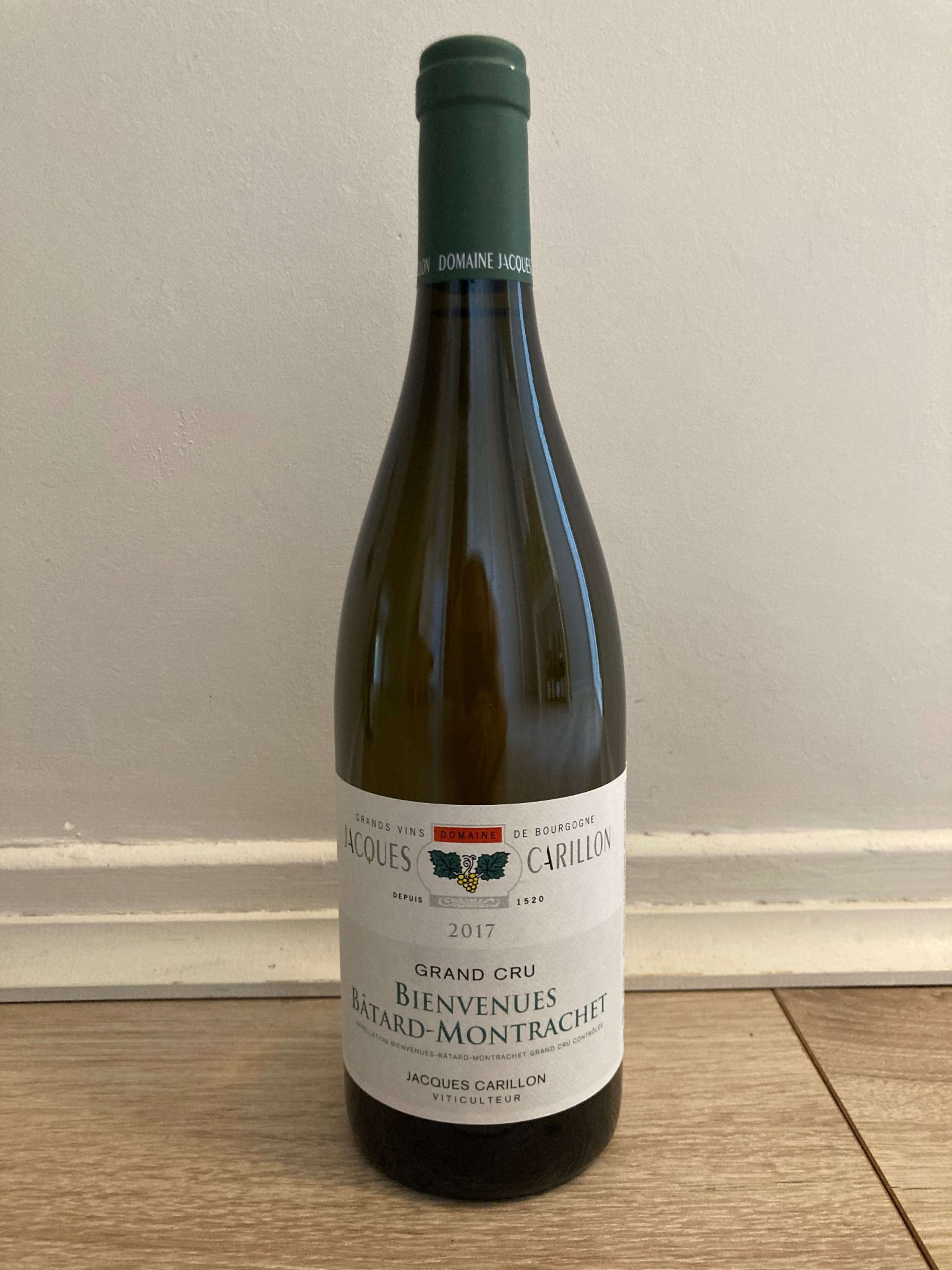 Domaine Jacques Carillon, Bienvenues-Bâtard-Montrachet Grand Cru, 2017