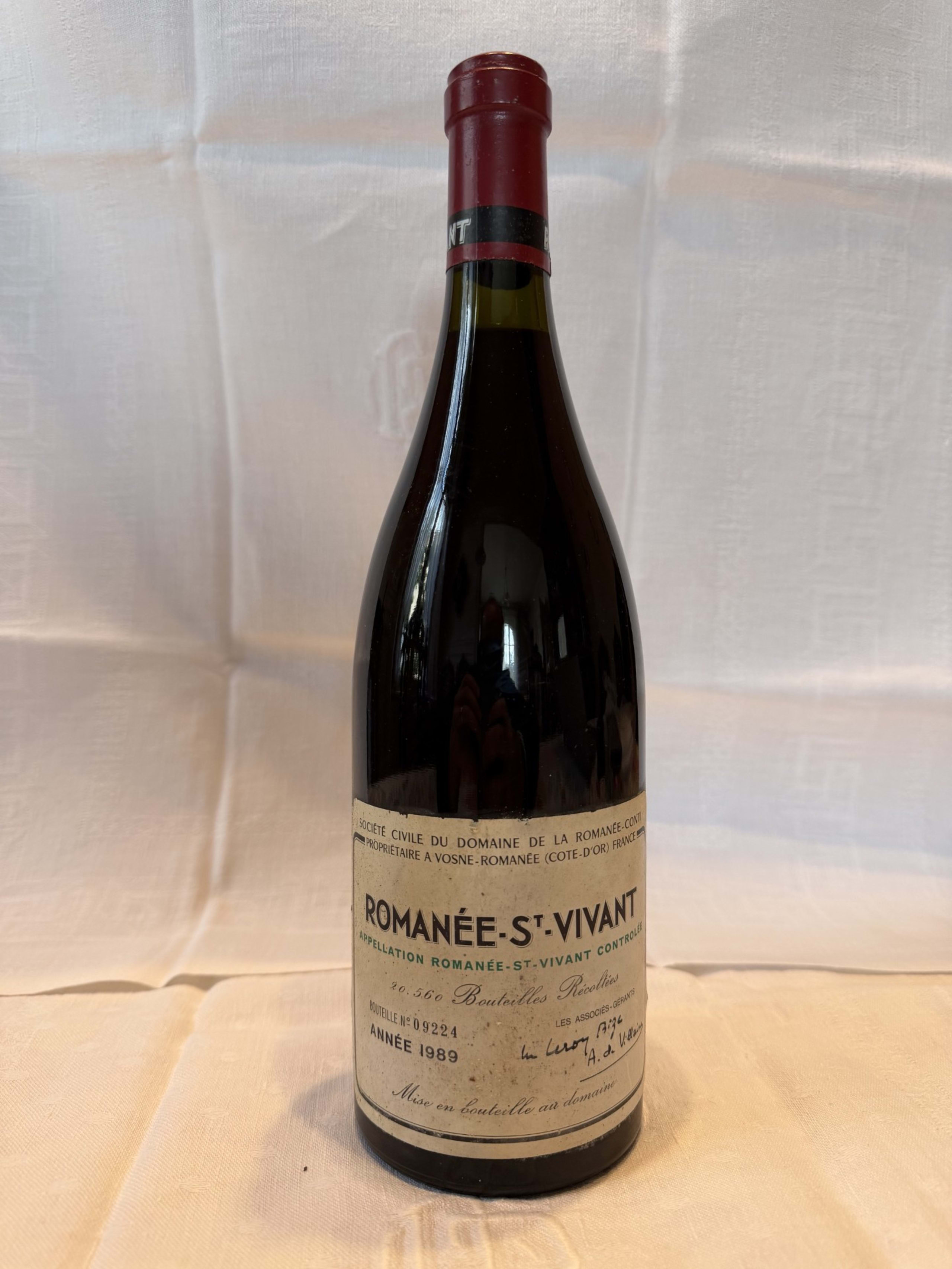 Domaine de la Romanée-Conti, Romanée-Saint-Vivant Grand Cru, Marey-Monge, 1989