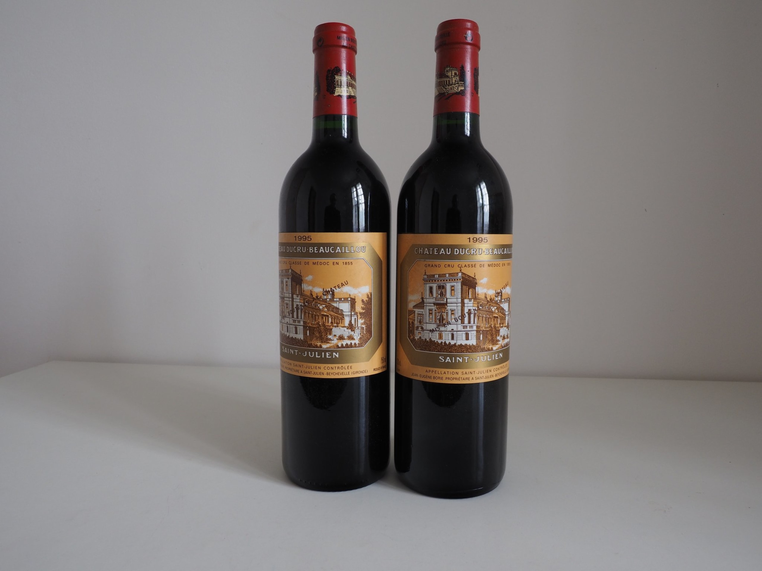 2 x château Ducru-Beaucaillou, Saint-Julien, 1995