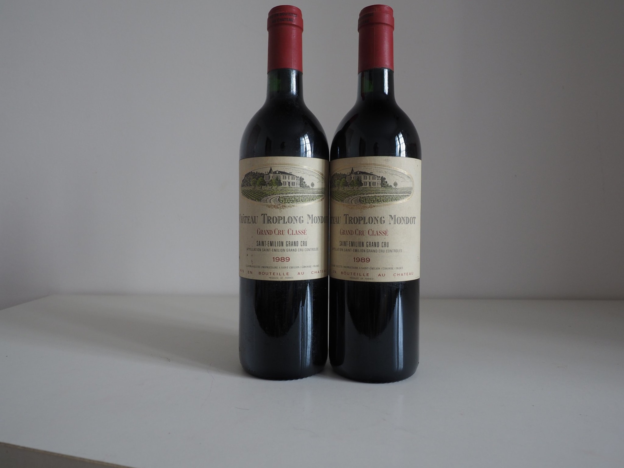 2 x Château Troplong Mondot, Saint-Émilion Grand Cru, 1989