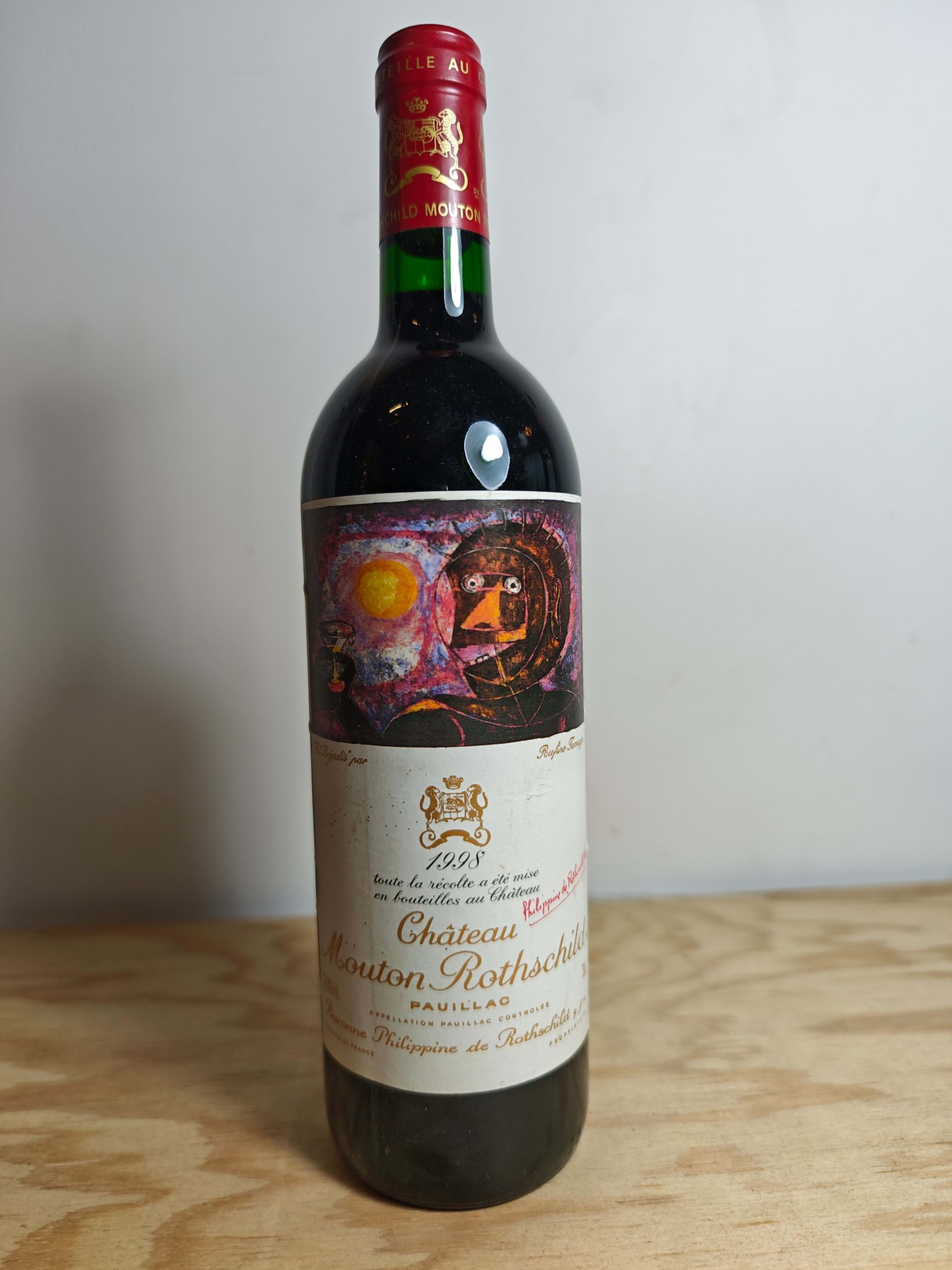 Château Mouton Rothschild, Pauillac, 1998