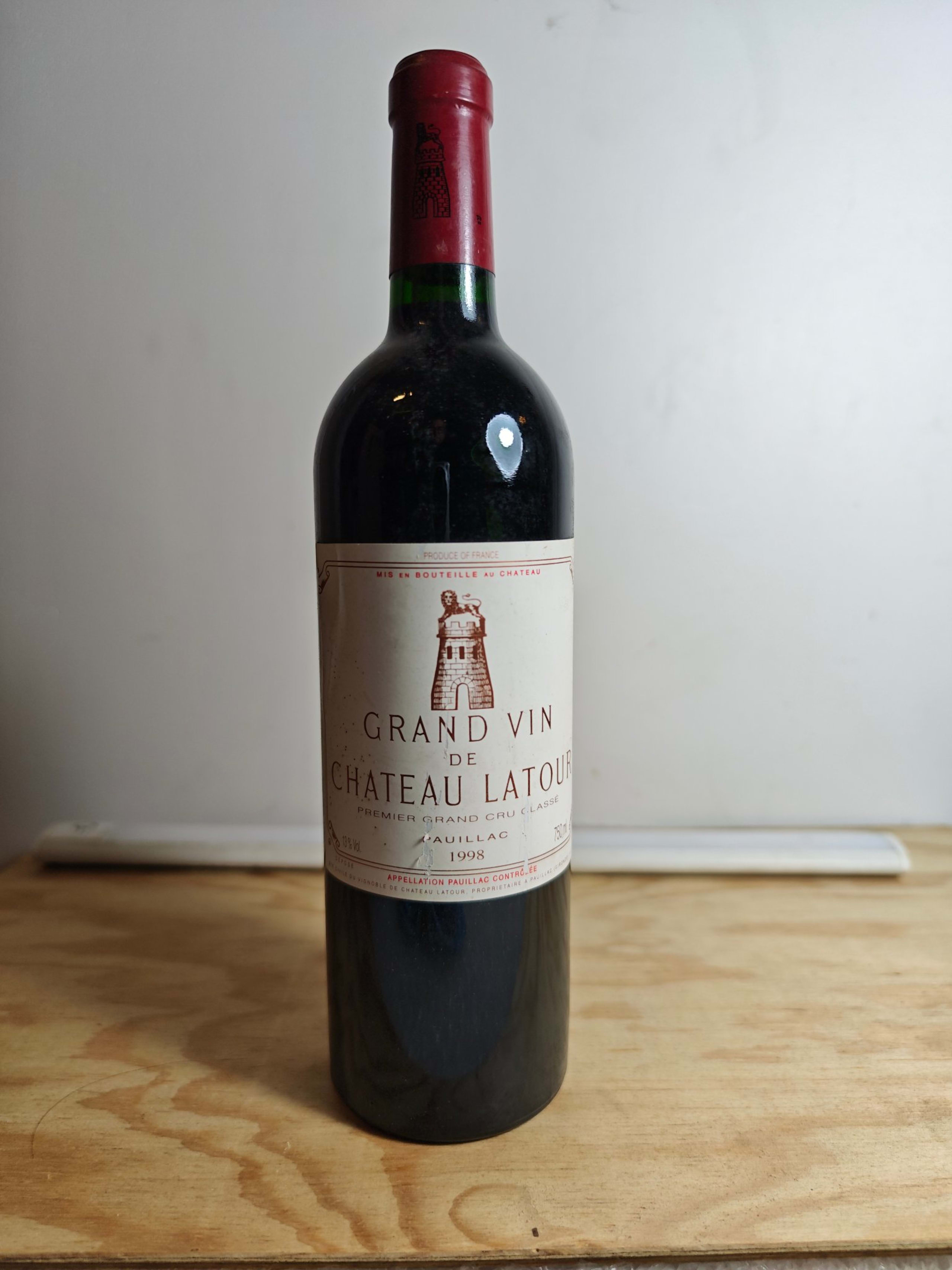Grand Vin de château Latour, Pauillac, 1998