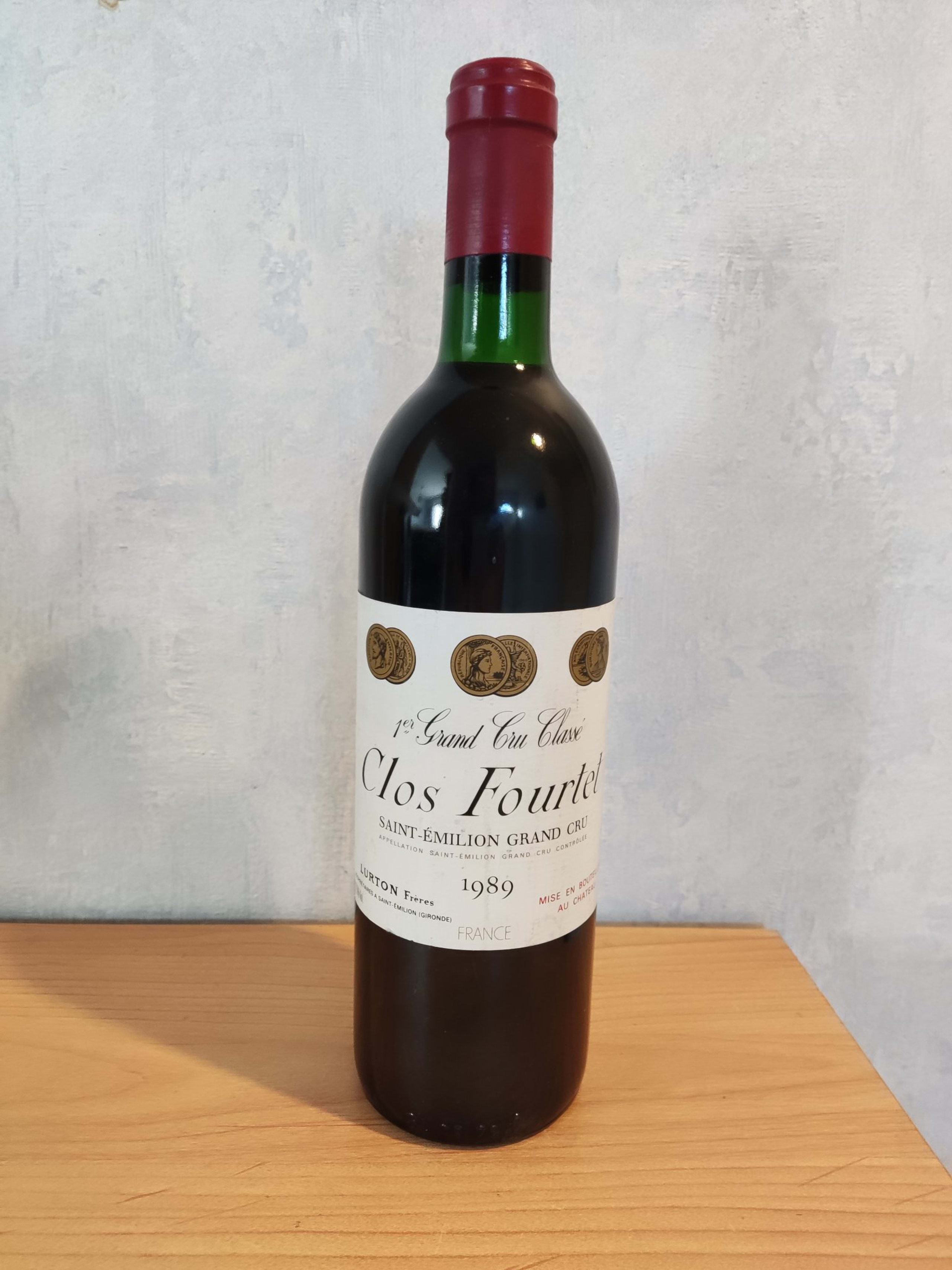 Clos Fourtet, Saint-Émilion Grand Cru, 1989