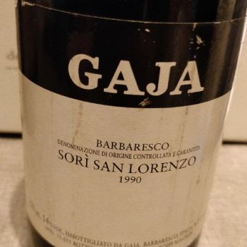 Sori San Lorenzo, GAJA, 1990 | Cavacave