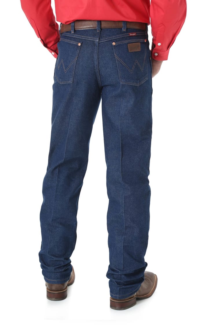 Wrangler Cowboy Cut Rigid Denim Relaxed Fit Jeans available at Cavenders
