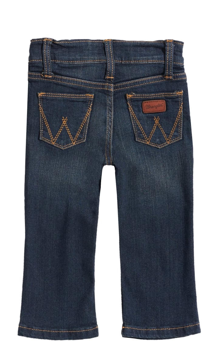 Wrangler Baby Boy Medium Wash Adjustable Waist Jeans available at Cavenders