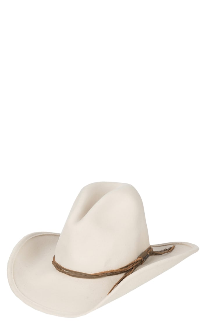 Stetson Gus Silverbelly Woven with Band Wool Cowboy Hat available at Cavenders