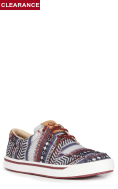 Twisted X Men's Hooey Loper Dark Baja Print Casual Shoes