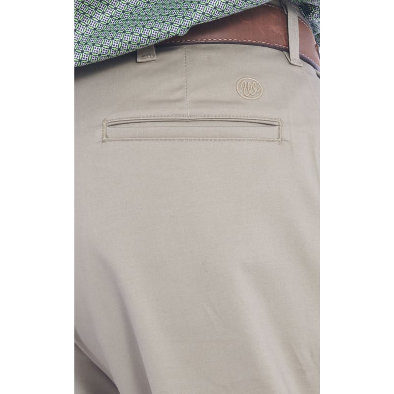 Wrangler Men's Khaki Pleated Front Relaxed Fit Wrinkle Resistant Casual  Pants available at Cavenders