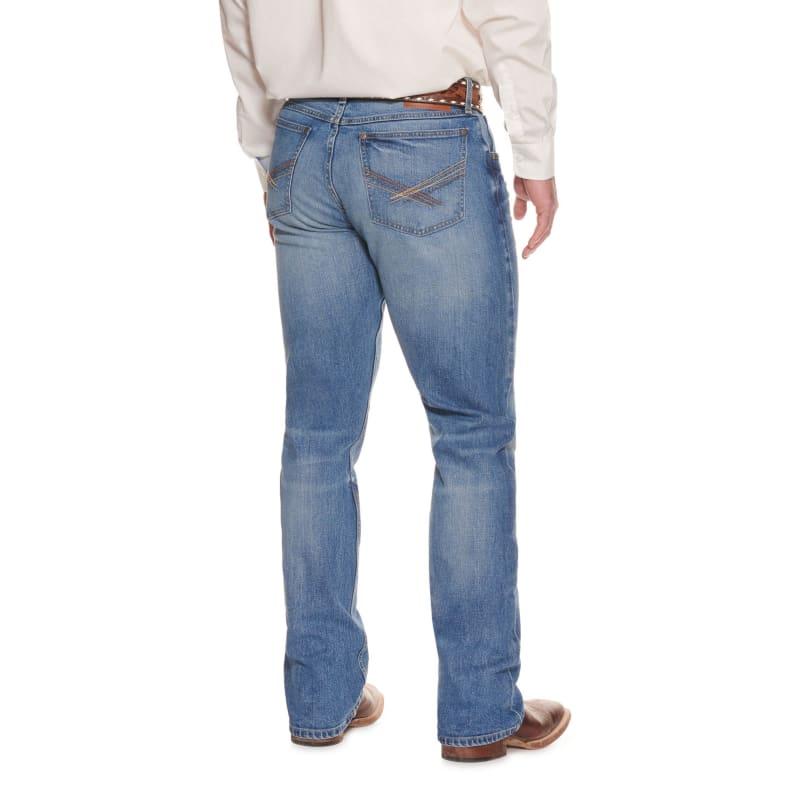 Wrangler 20X Men's Mexia Light Wash Slim Fit Vintage Boot Cut Jeans  available at Cavenders