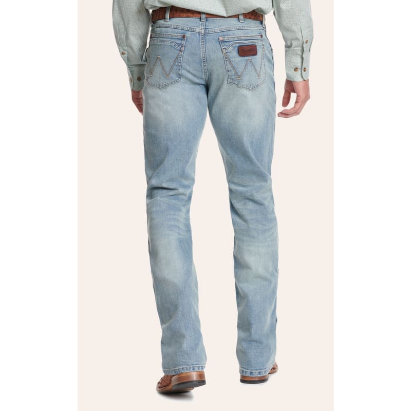 Wrangler Retro Men's WRT20 Light Wash Skyway Relaxed Boot Cut Jeans - Big & Tall Sizes