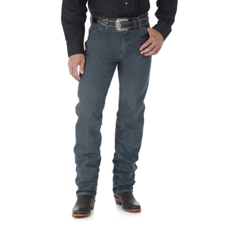 Wrangler Men's Charcoal Cowboy Cut Original Fit Jeans available at Cavenders