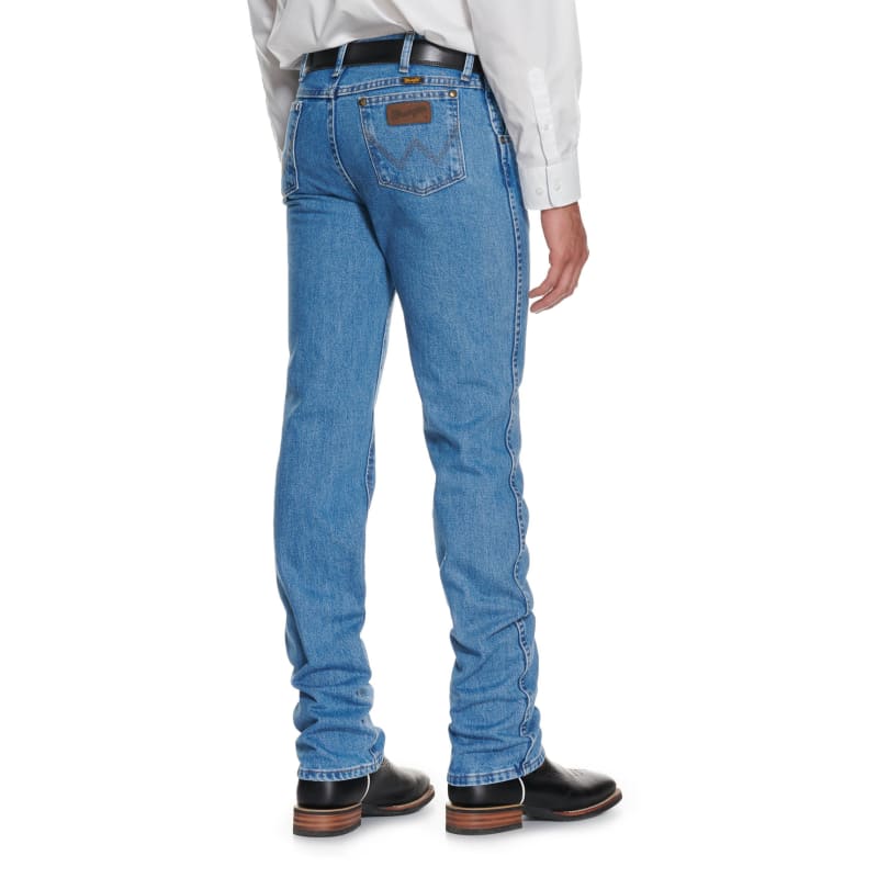 Wrangler Men's Premium Performance Cowboy Cut Stonewashed Slim Fit Jean  available at Cavenders