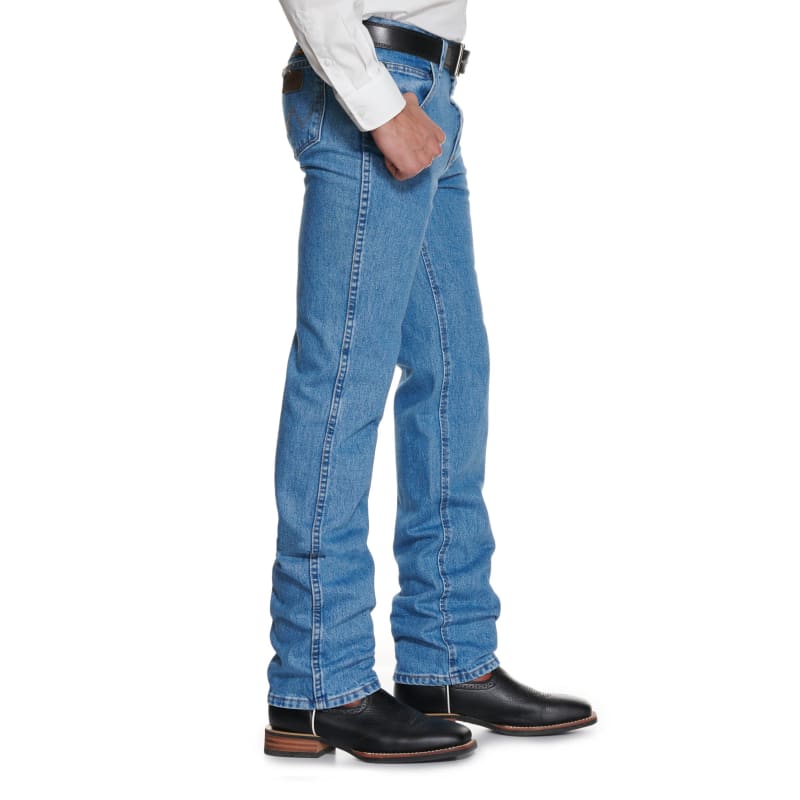 Wrangler Men's Premium Performance Cowboy Cut Stonewashed Slim Fit Jean  available at Cavenders