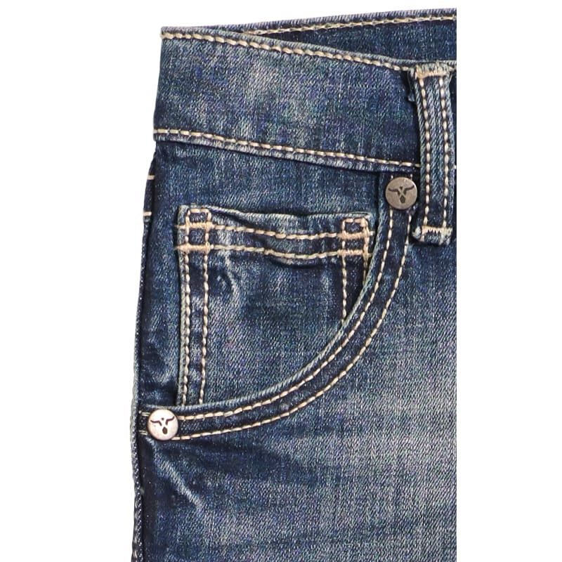 Wrangler 20X Boys' Midland Medium Wash Slim Fit Stretch Vintage Boot Cut  Jean (8-16) available at Cavenders