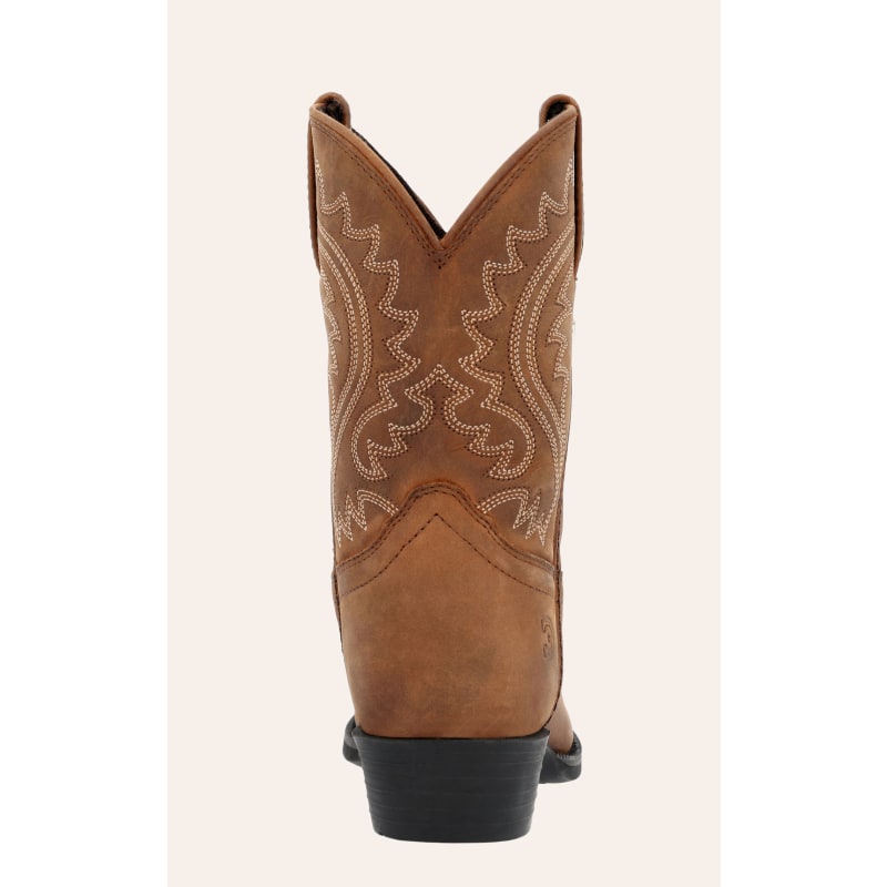 Durango Kid's Brown Shyloh Round Toe Cowboy Boots