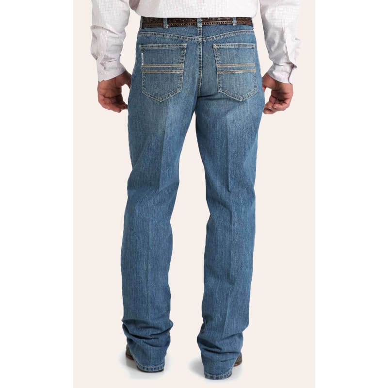 Cinch Men’s White Label Medium Stonewash Relaxed Straight Leg Jeans