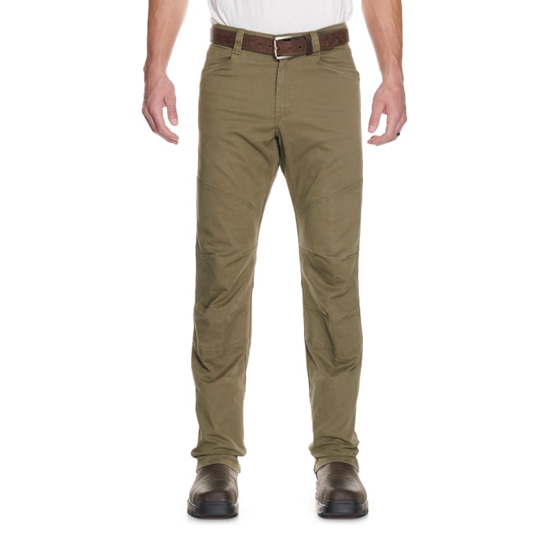 ATG by Wrangler Men's Green Mid Rise Straight Leg Reinforced Utility Work  Pants available at Cavenders