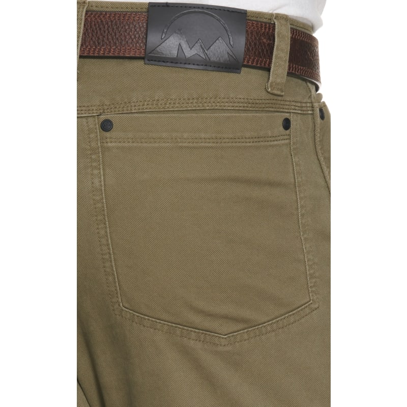 ATG by Wrangler Men's Green Mid Rise Straight Leg Reinforced Utility Work  Pants available at Cavenders