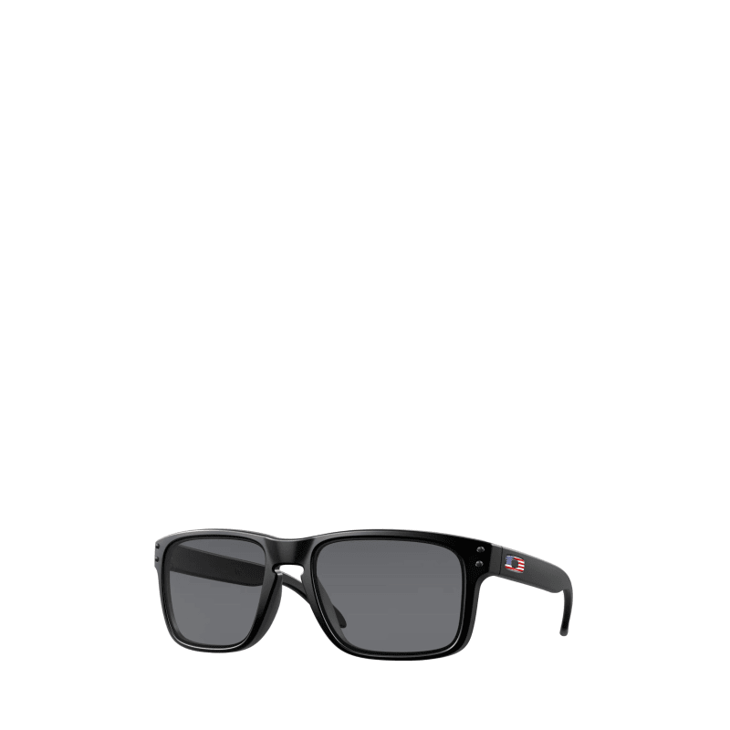 Oakley Holbrook Black with Prizm Grey Lenses USA Flag Sunglasses